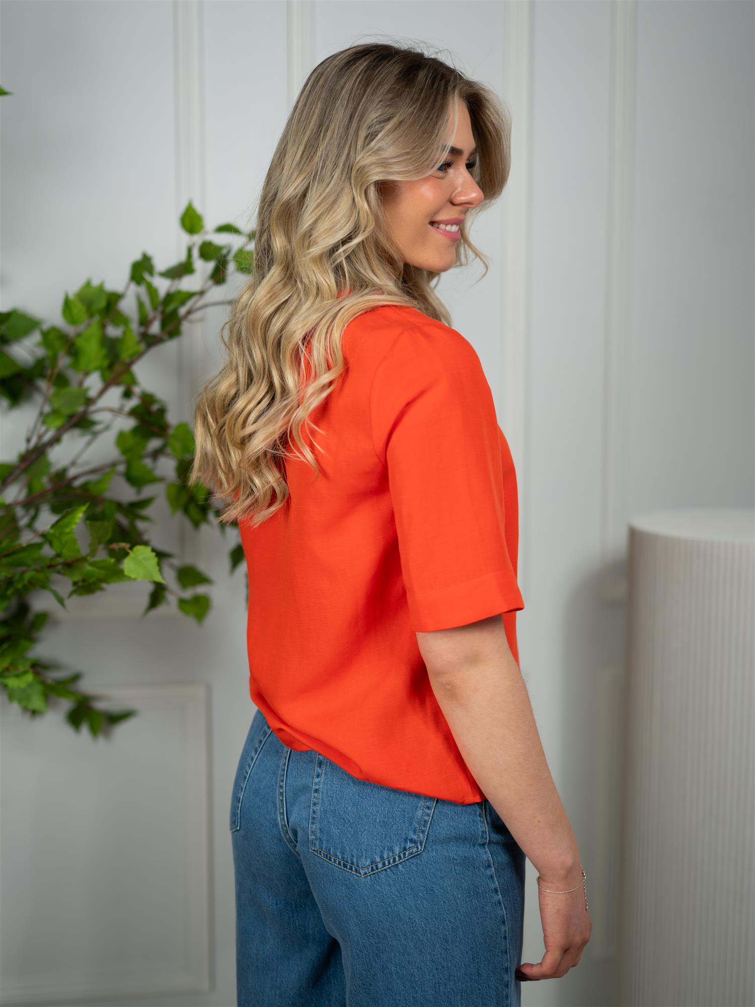 Mos Mosh MMRraina Alexis Blouse Spicy Orange
