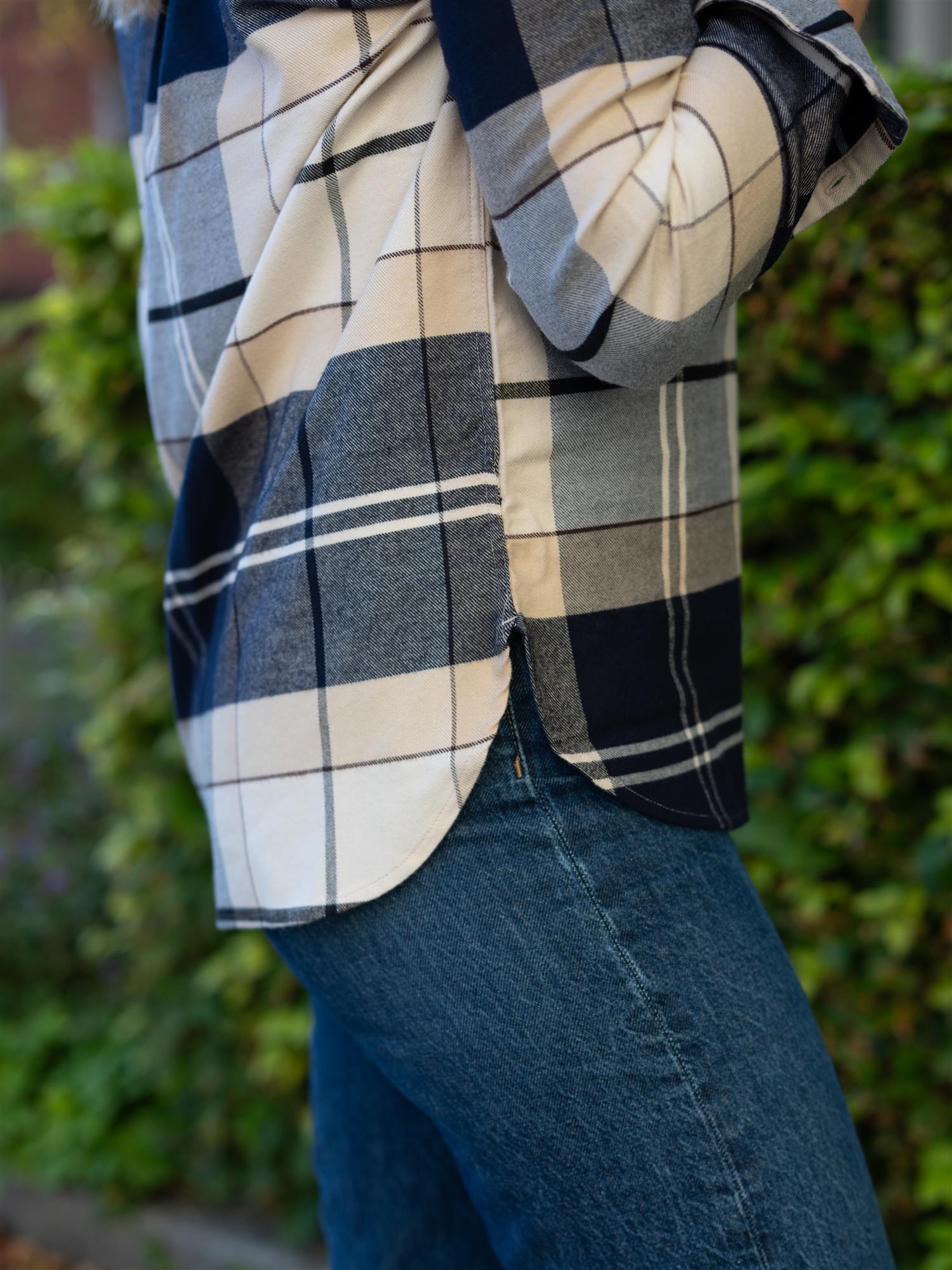 Anna Shirt Light Birchwood Tartan