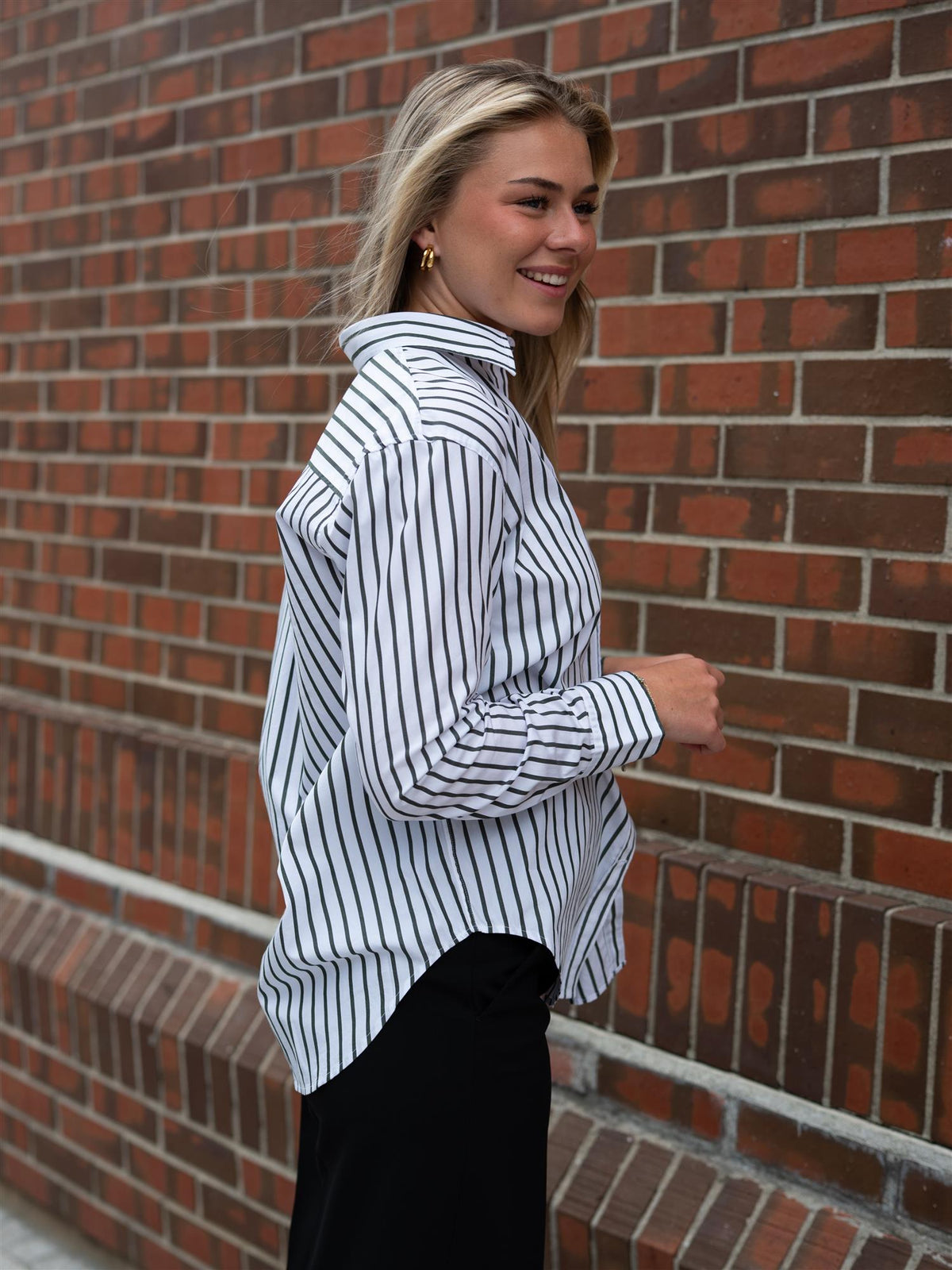 Gant Rel Classic Poplin Striped Shirt