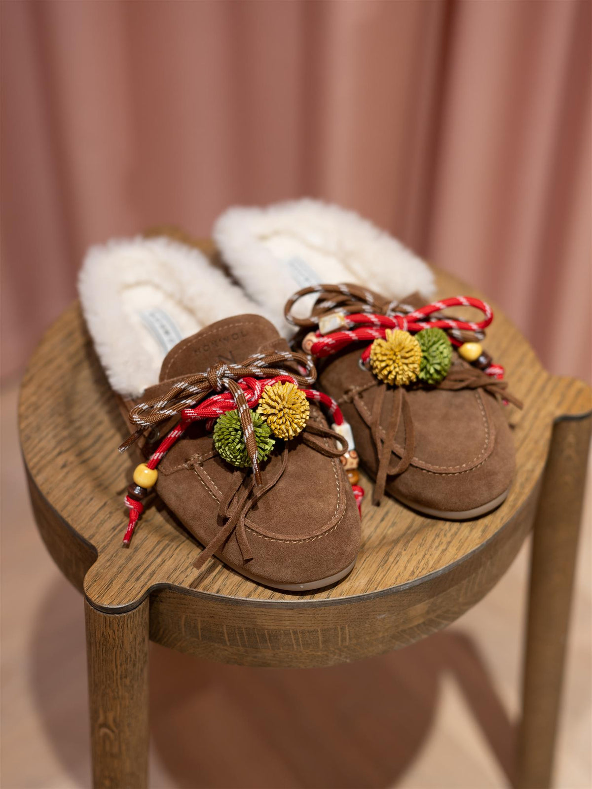 Coco Fur Tan Suede