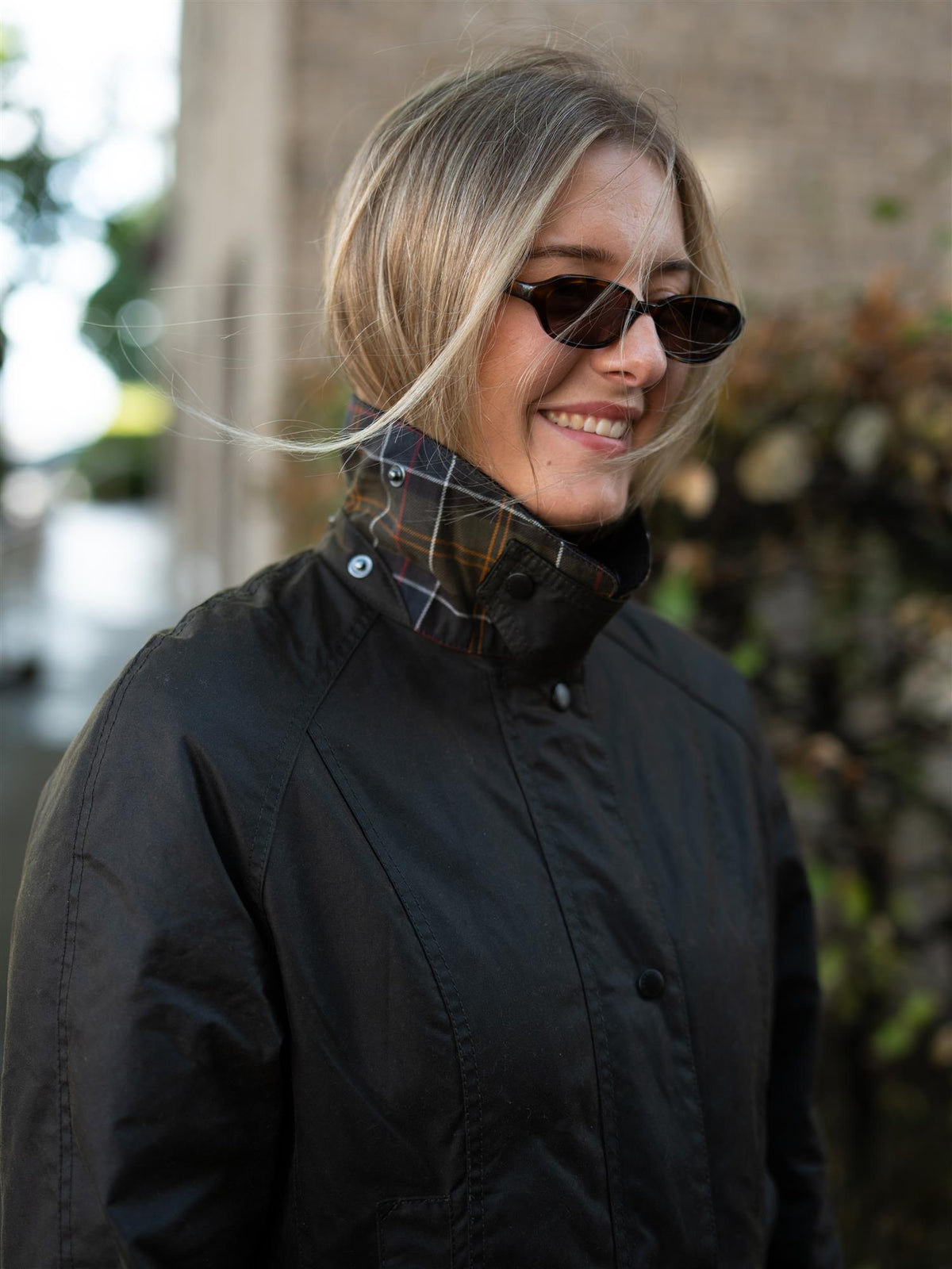 Classic Beadnell Wax Jacket Olive