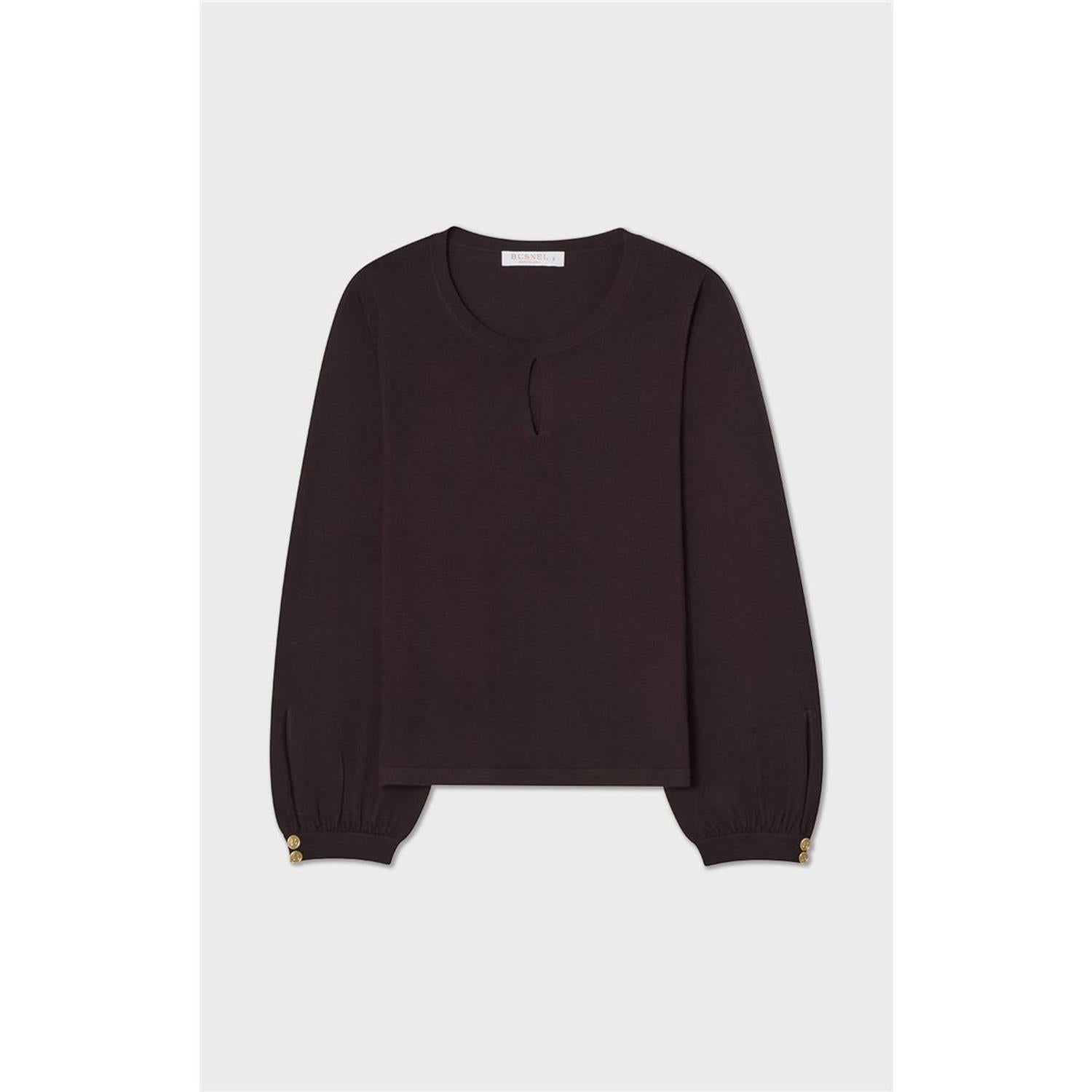 Esme Cuff Top Brun
