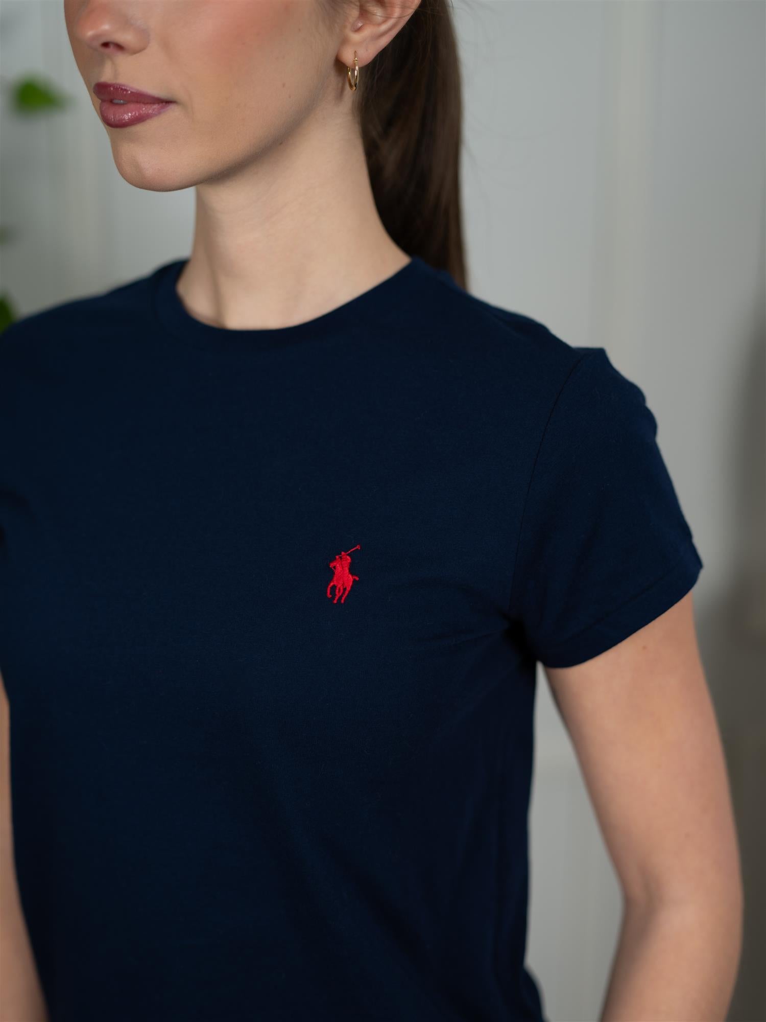 Polo Classic Cotton Crewneck Tee Navy
