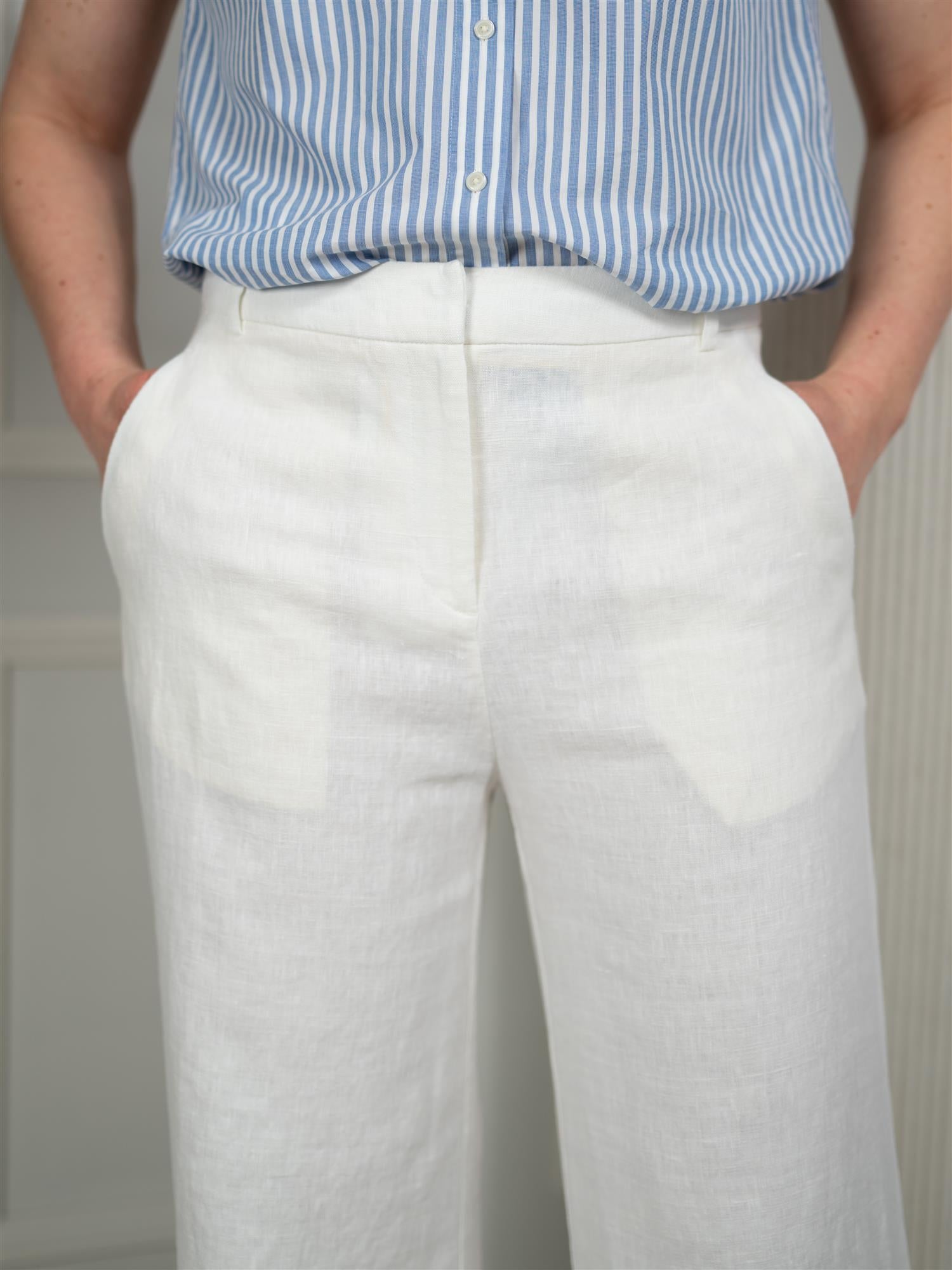 Stenströms Louise Pants Offwhite