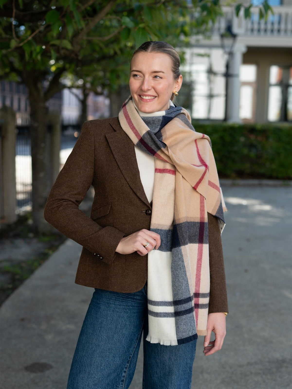 Rosefield Scarf Brown