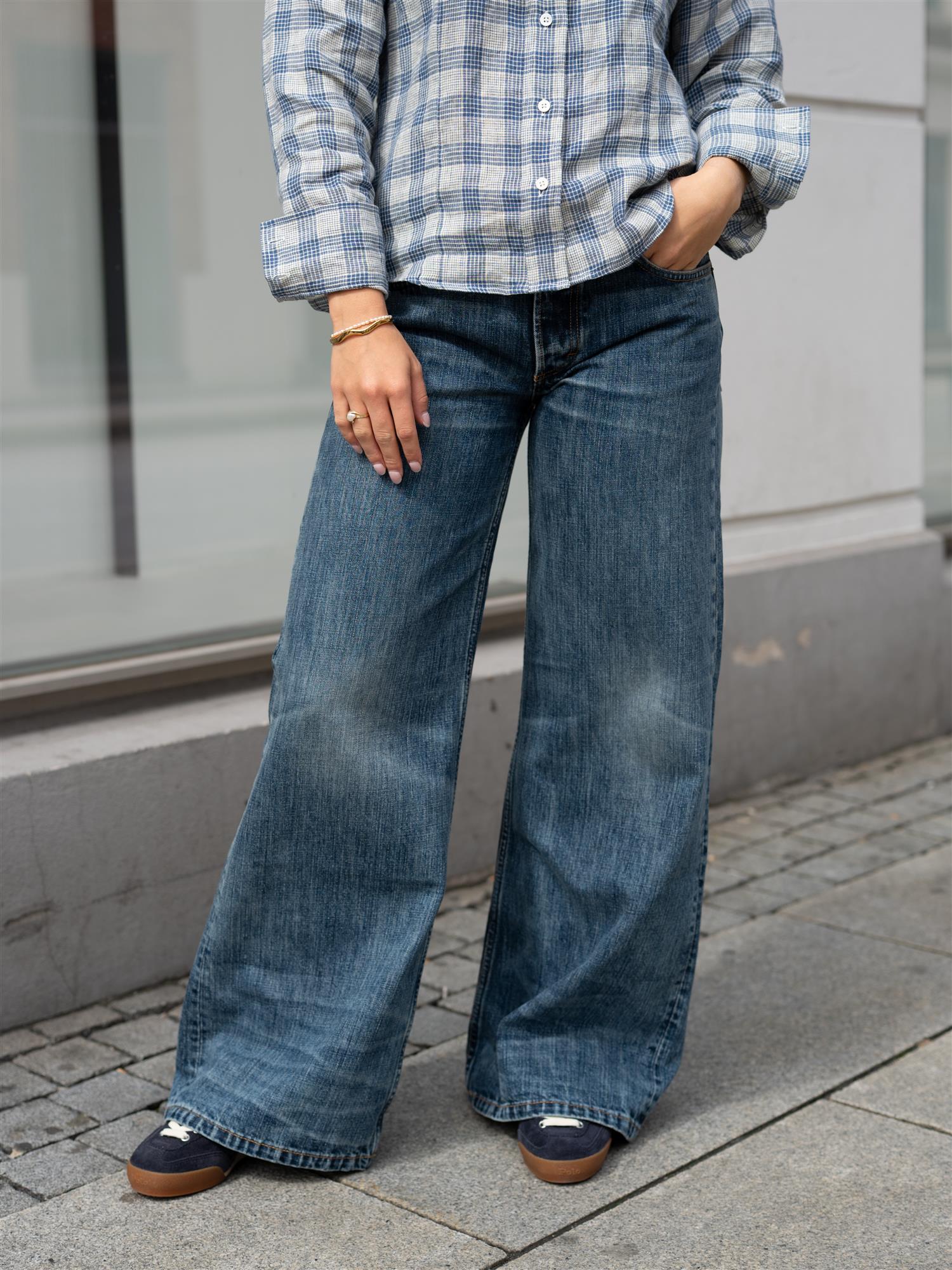 Jeanerica Kyoto Dark Blue Righe