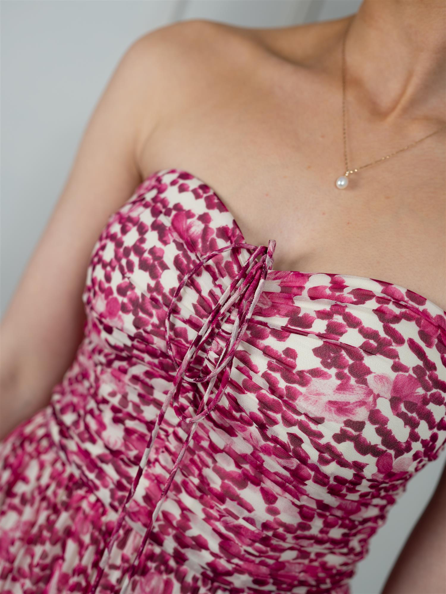Camilla Pihl Bree Dress Berry Viola Print
