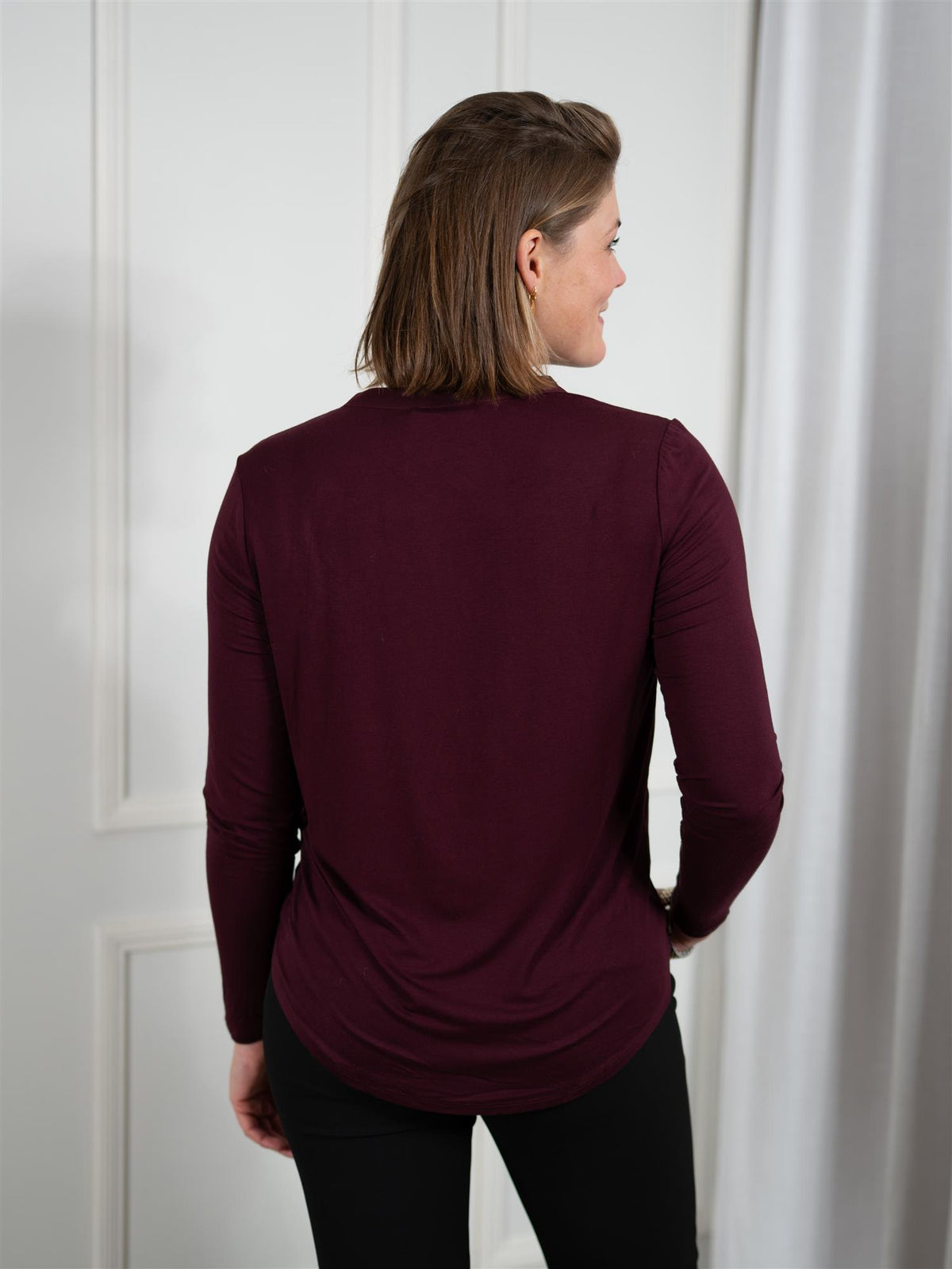 Jenner Top Dark Wine
