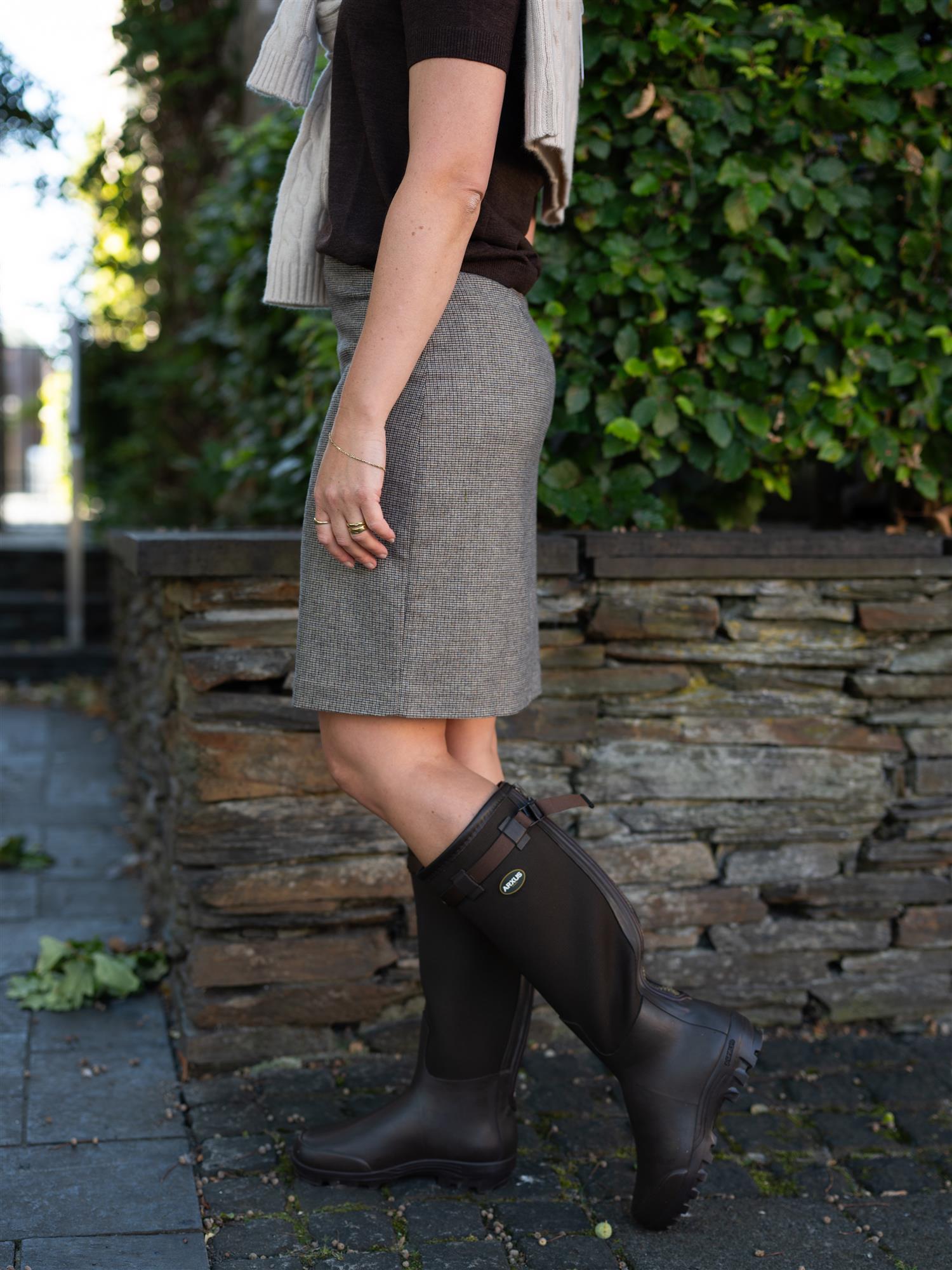 Stenströms Kirsti Skirt Beige Check