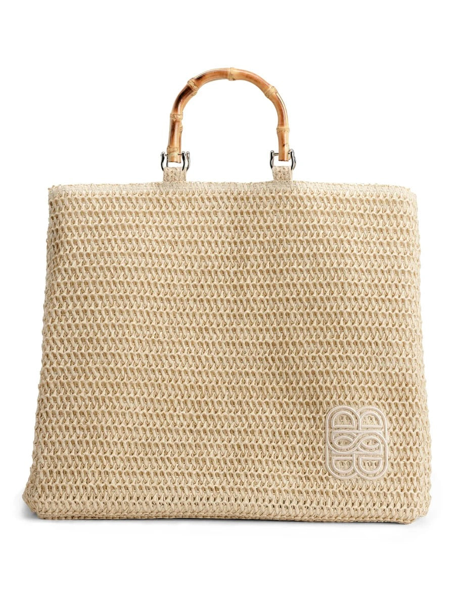 Ella&il Kristine Straw Bag Beige