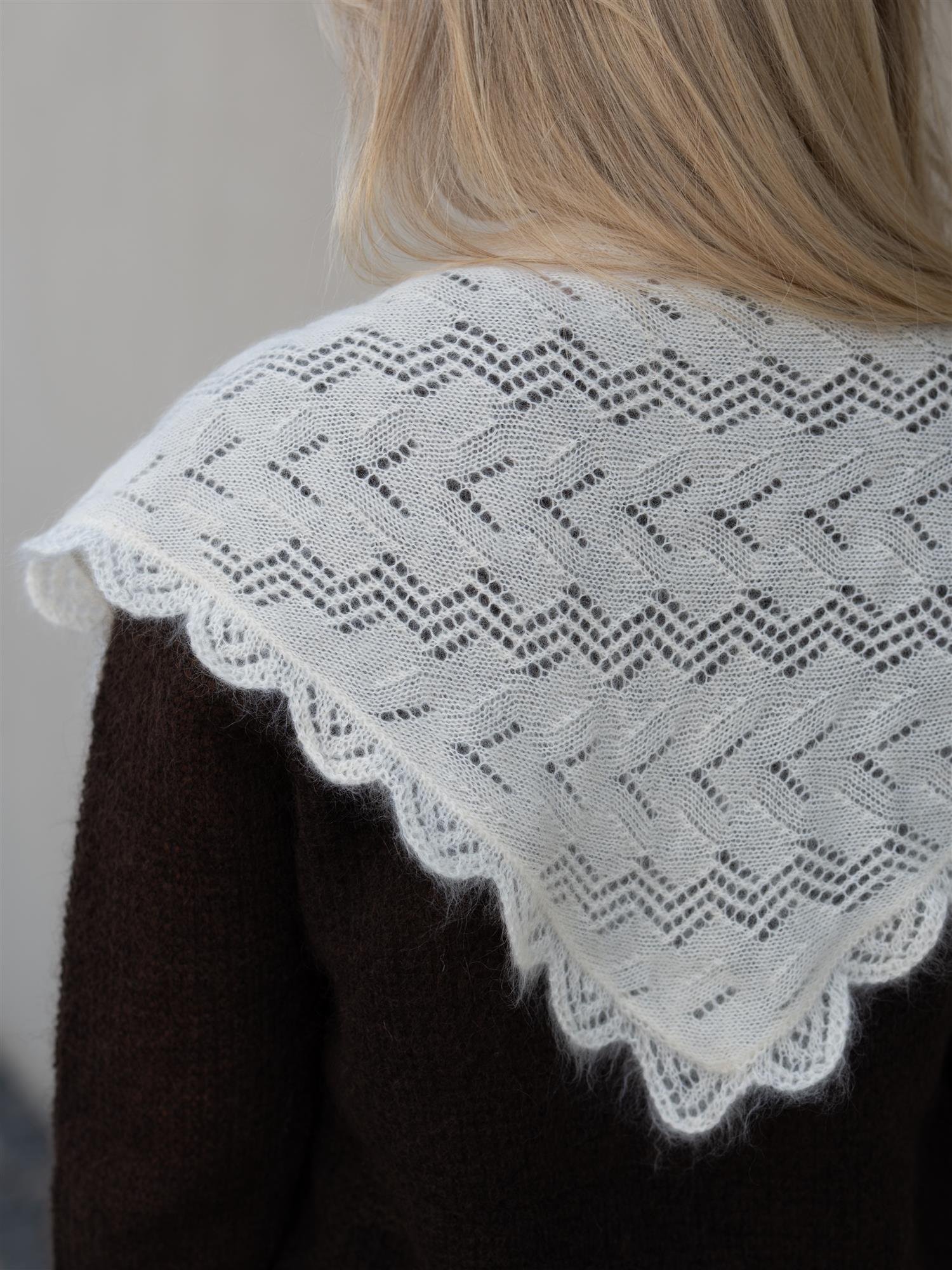 Opany Triangle Scarf Birch White