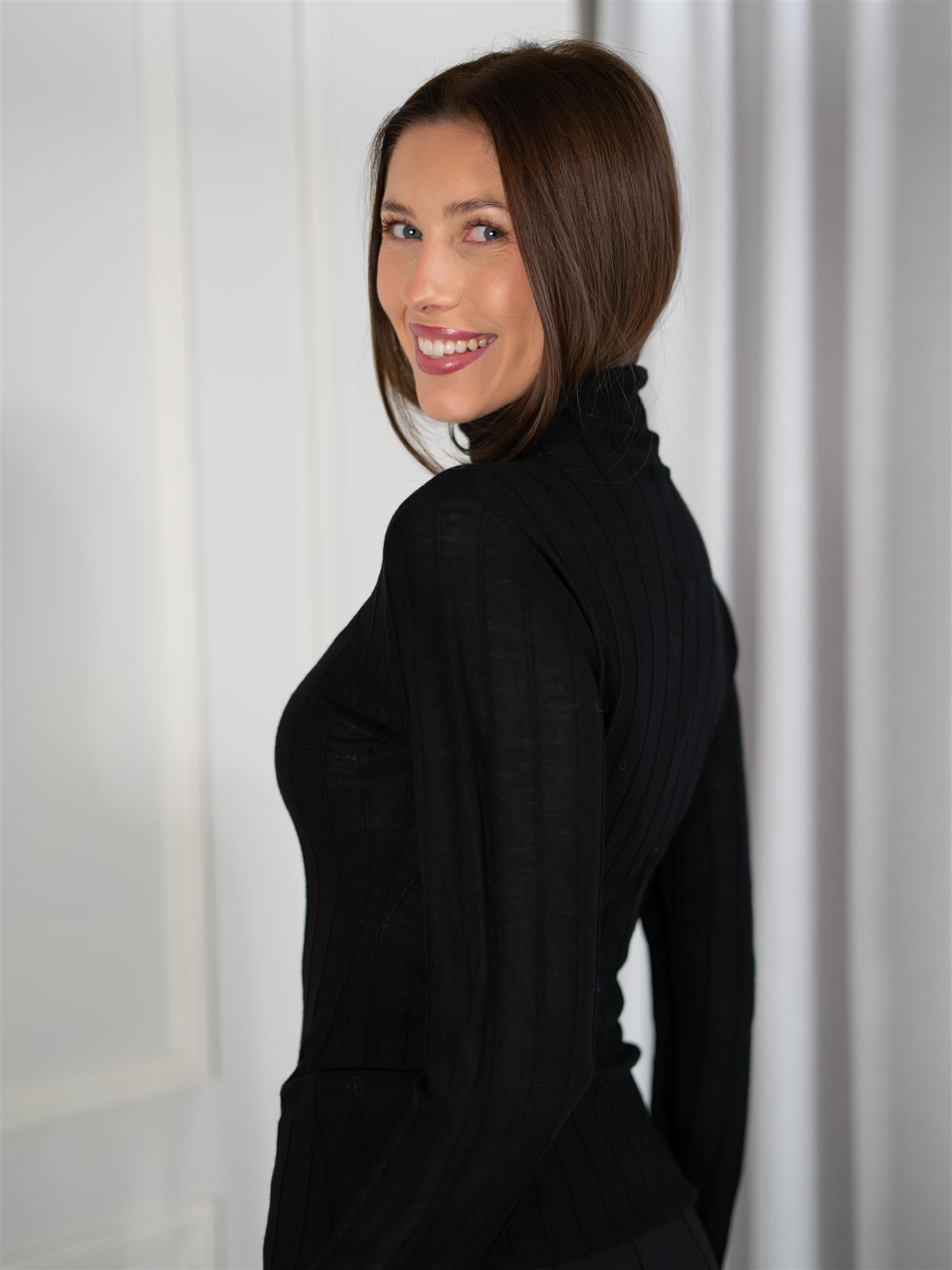 Christian Aks Dina Merino Knit Black