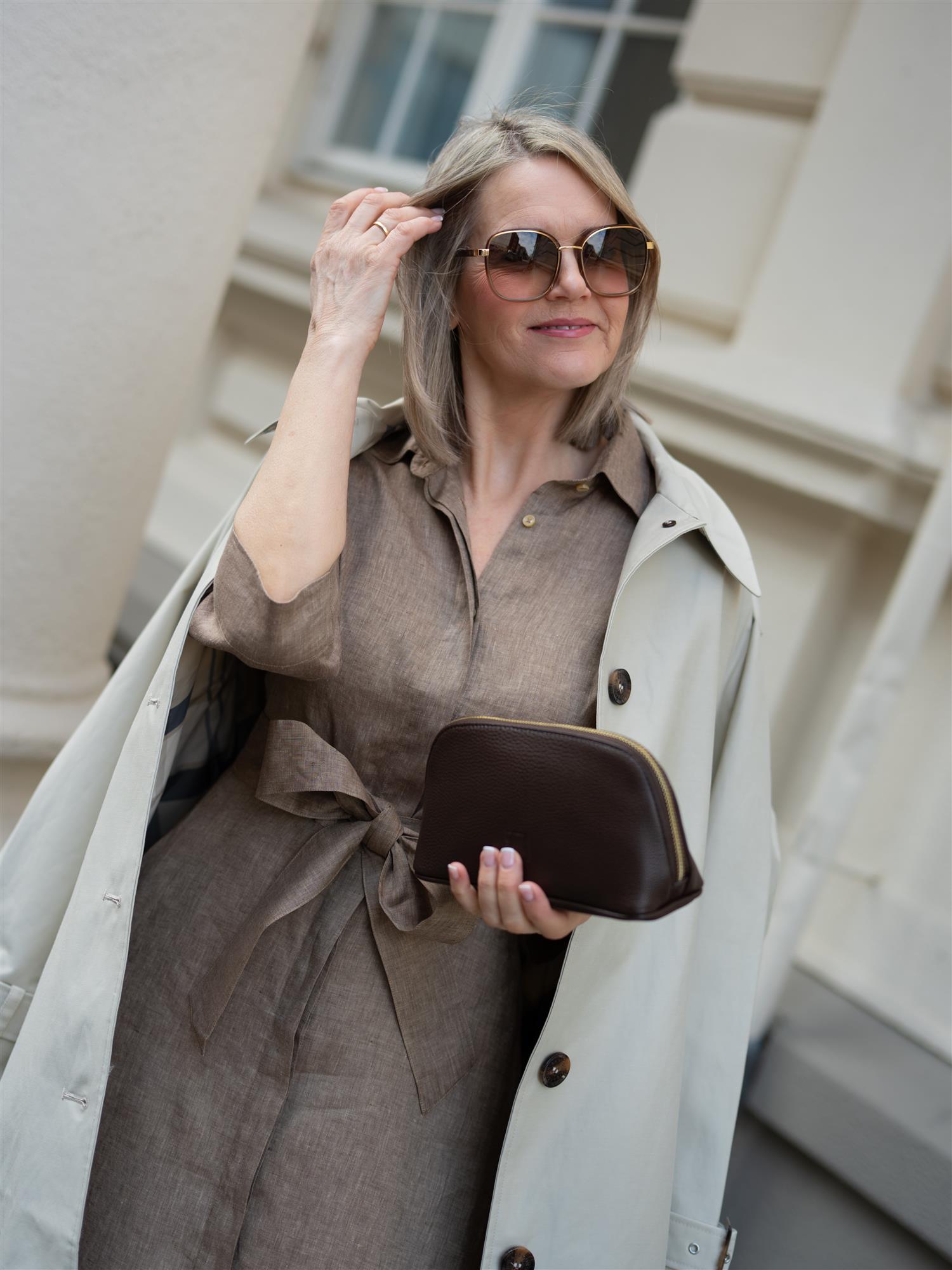 Juno Dress Light Brown