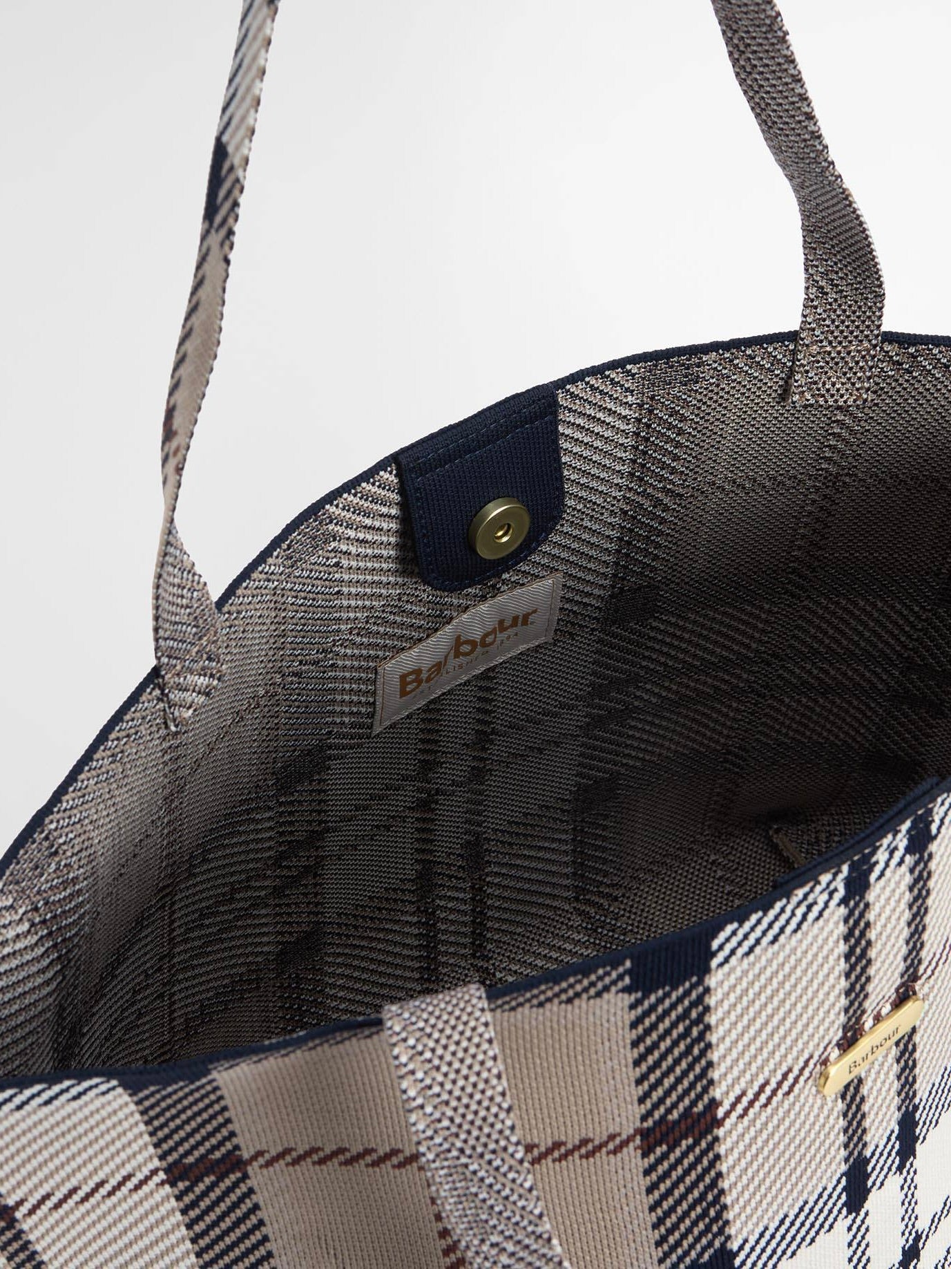 Barbour Layla Large Tote Military Brown/Classic