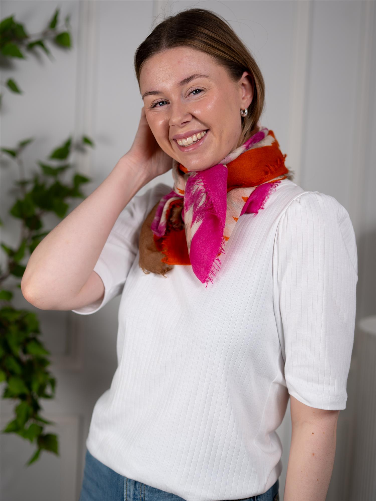 Mala Alisha Scarf Amalfi Pink/Orange