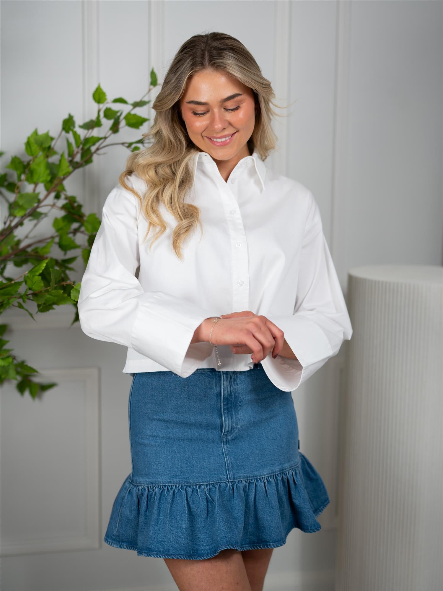 Ella&il Riley Shirt White