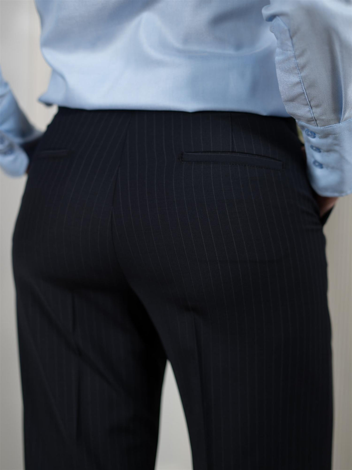 Alexia Trouser Navy Stripe