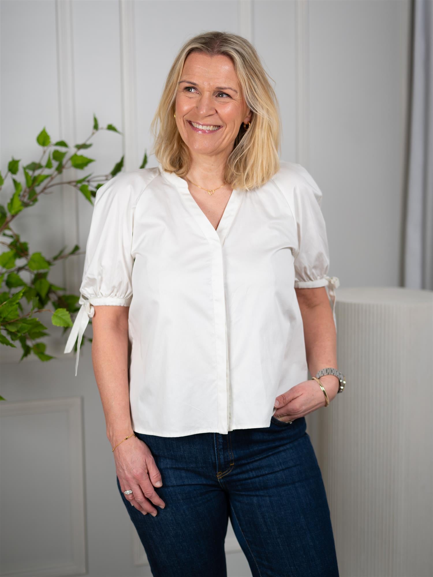 Camilla Pihl Liza Blouse Cream