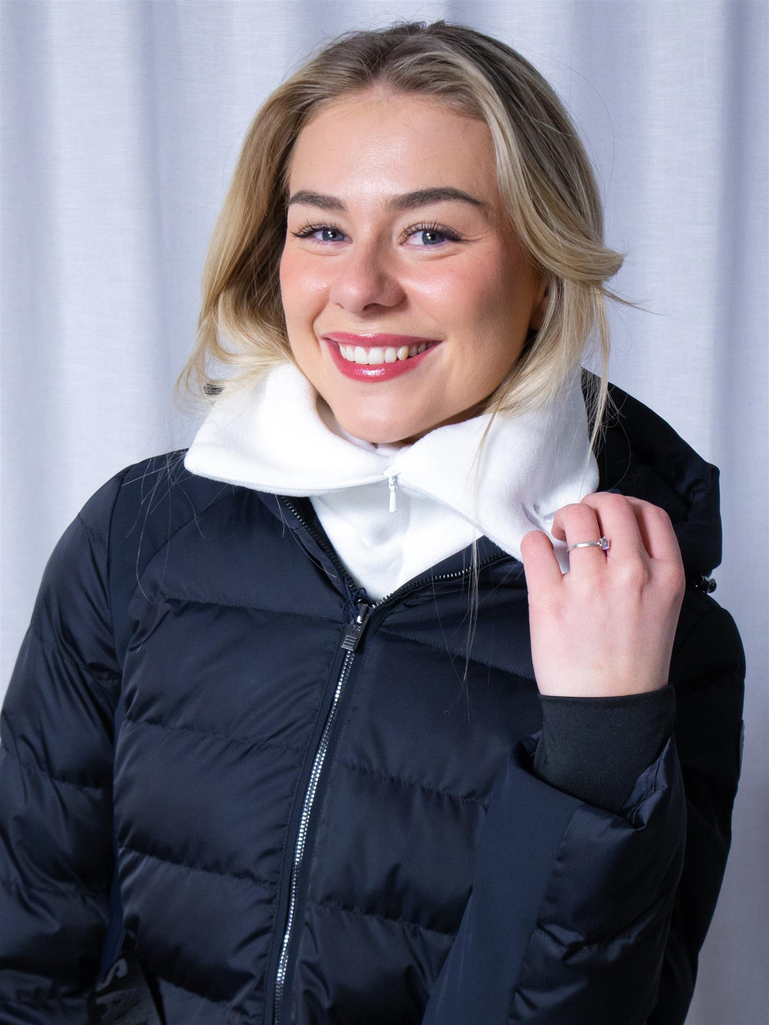 Kibo Halfzip Neckband white