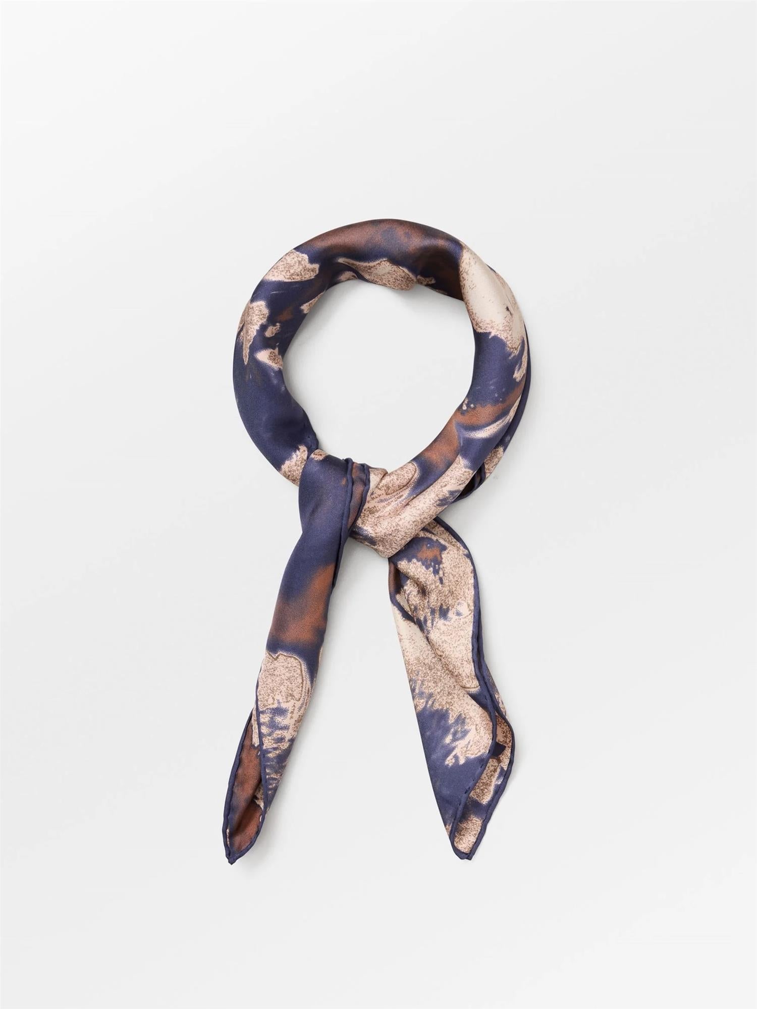 Beck Söndergaard Tinea Tiedye Sia Scarf Navy Blue