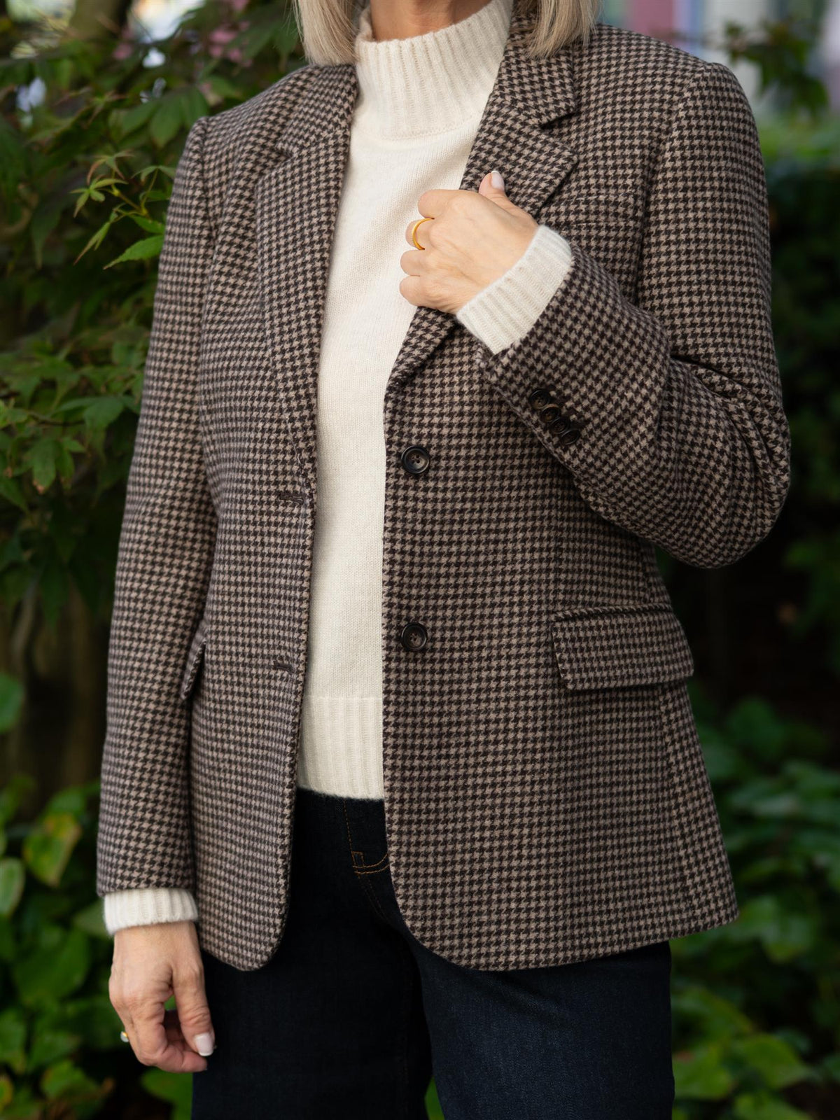 Houndstooth Blazer