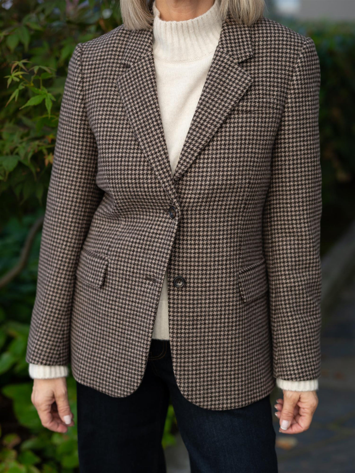 Houndstooth Blazer