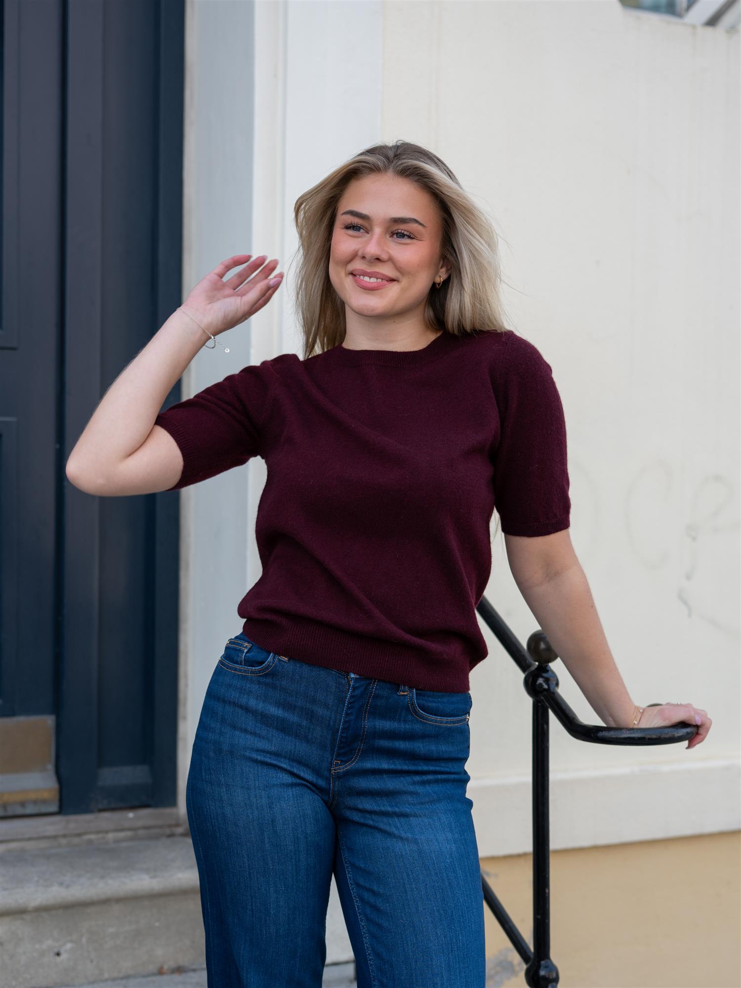 Dear Dharma Marthe Tee Aubergine