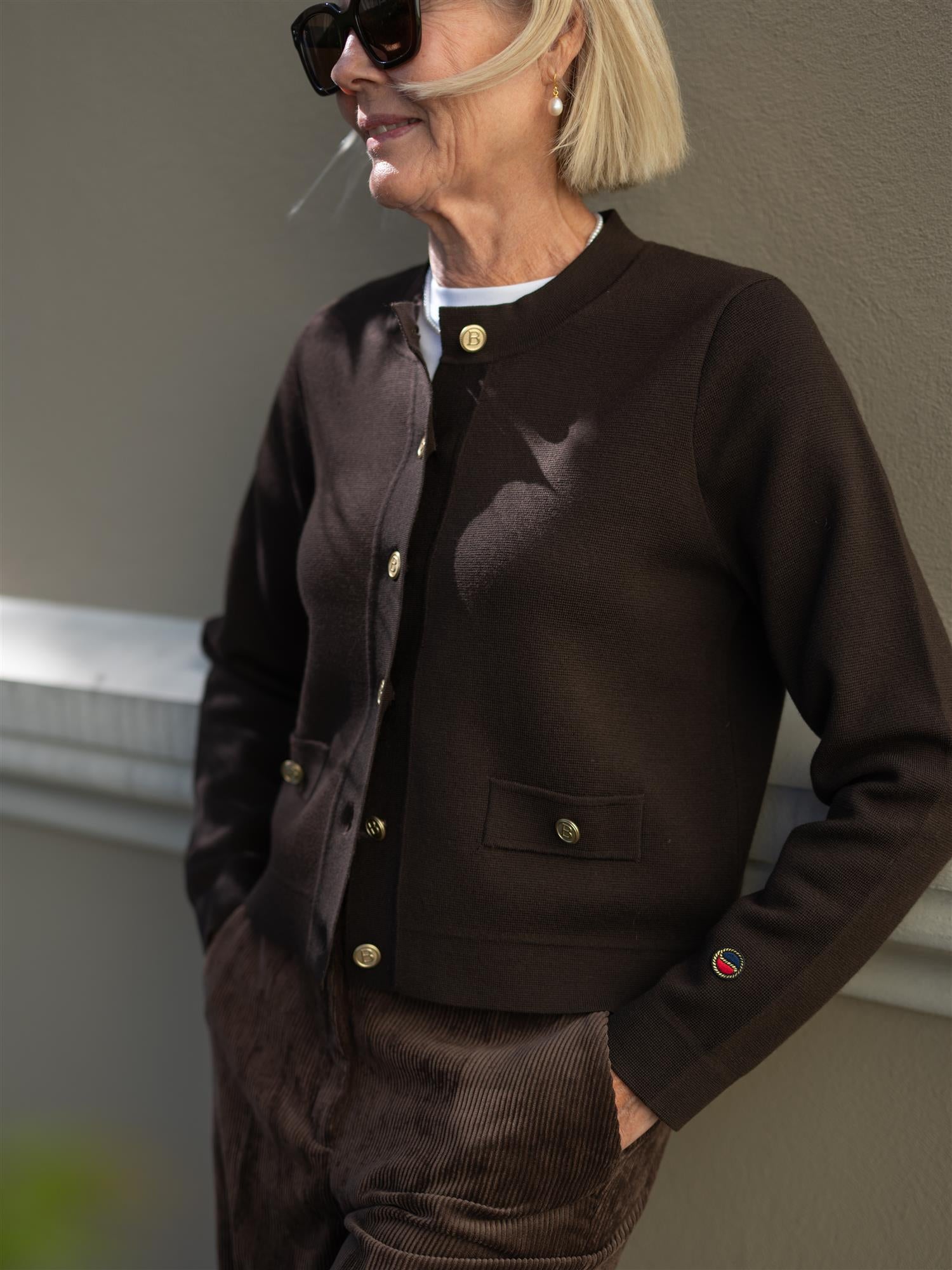 Aria Cardigan Chocolat