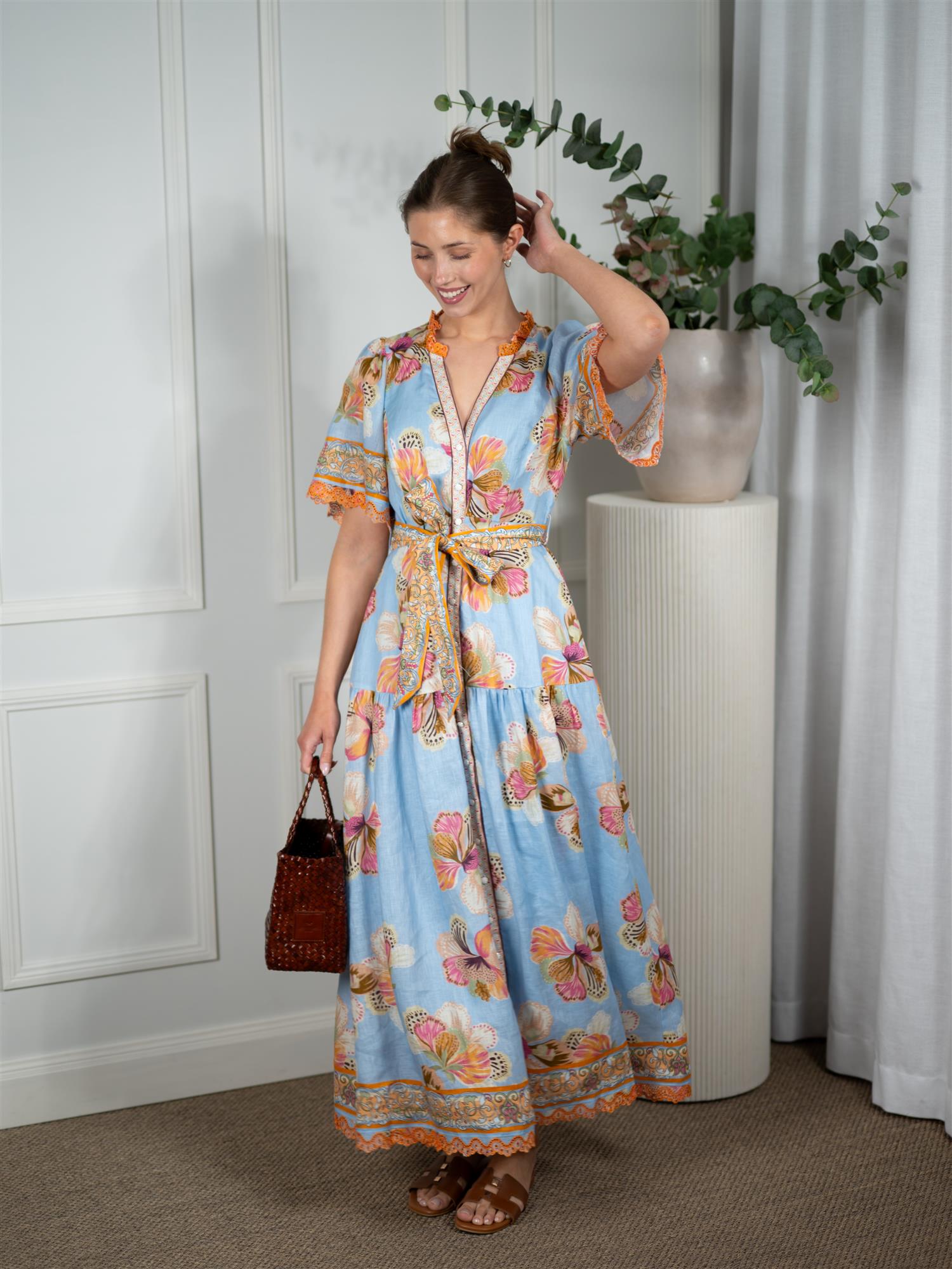 Hale Bob Brody Dress Blue