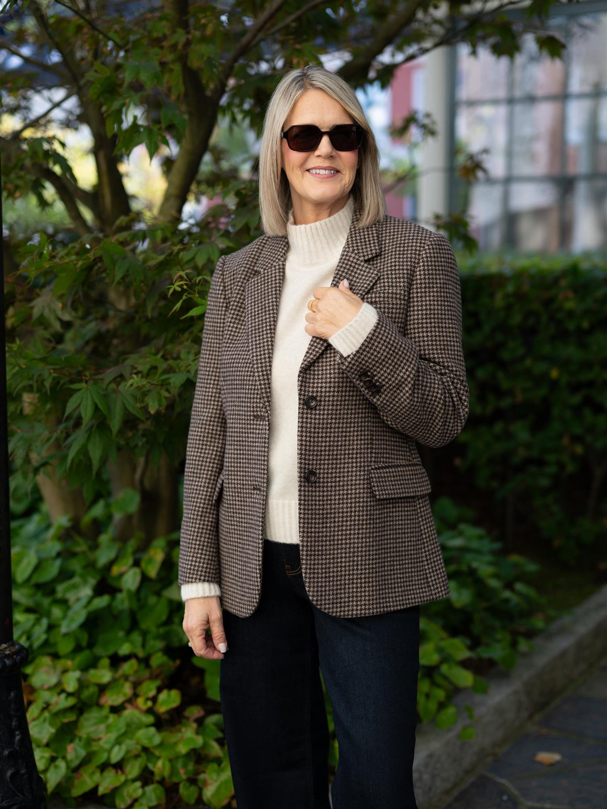 Houndstooth Blazer