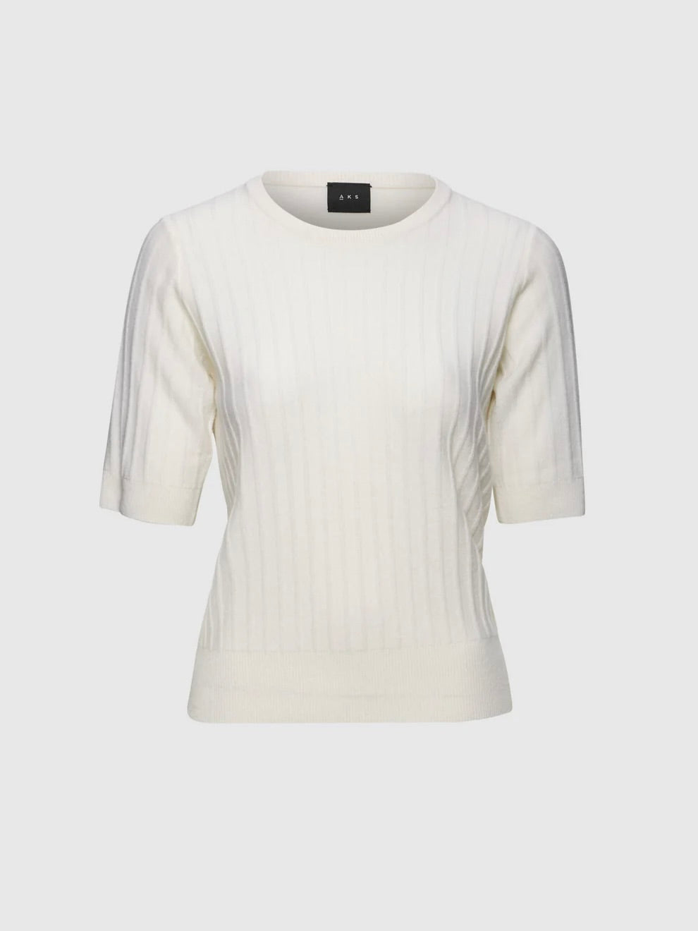 Christian Aks Molly Wool Cash Knit White