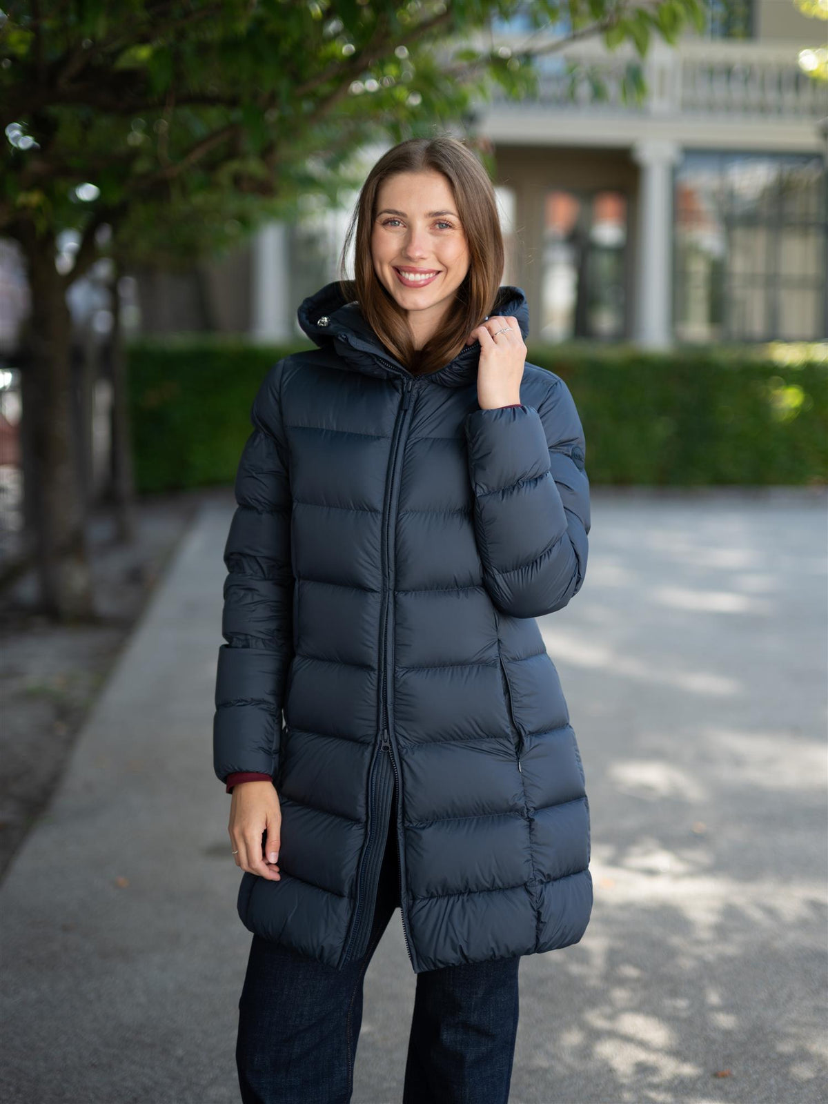 Ladies Down Jacket Blue