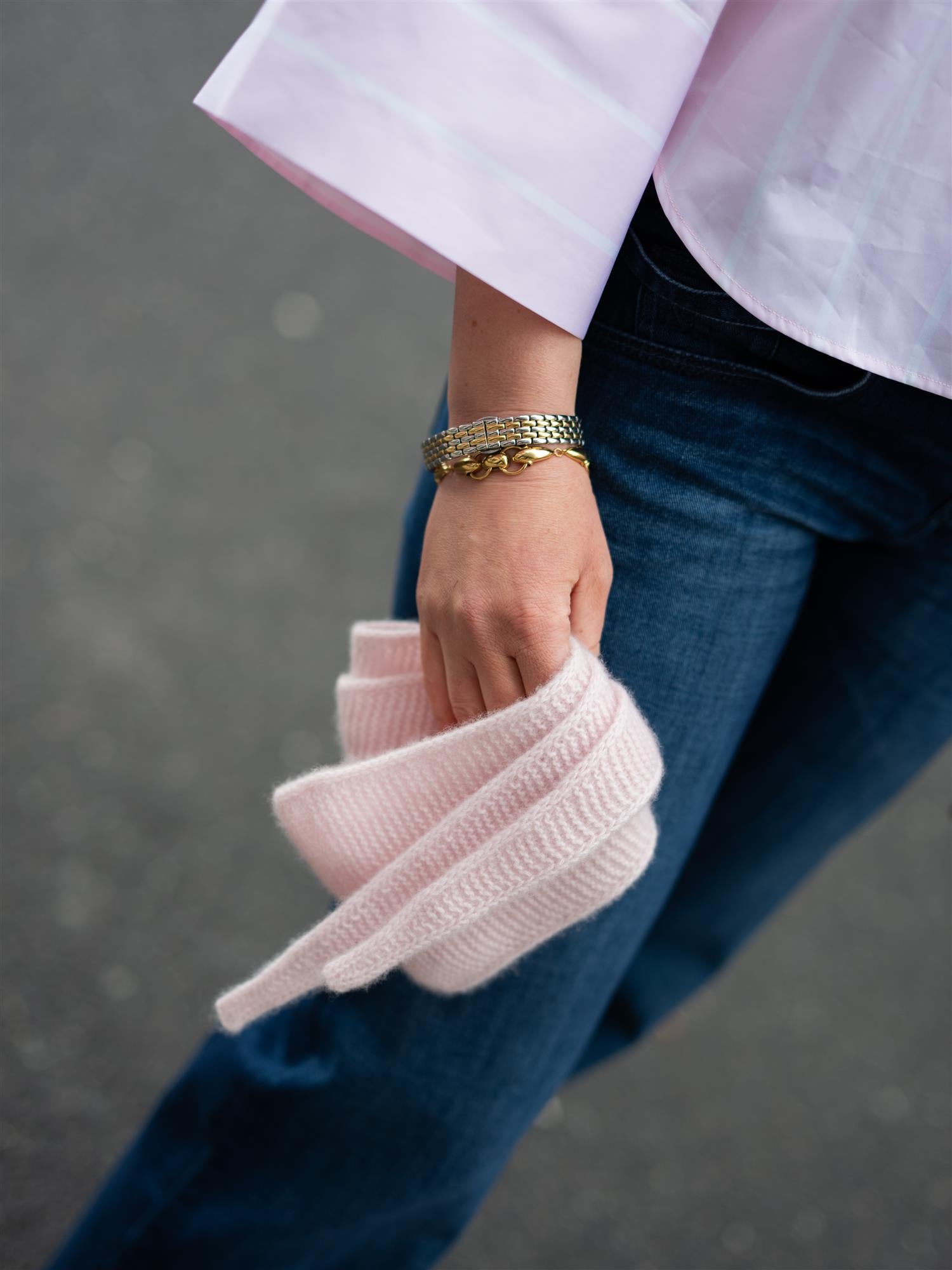 Astridsokken Skjerf Cashmere Rosa