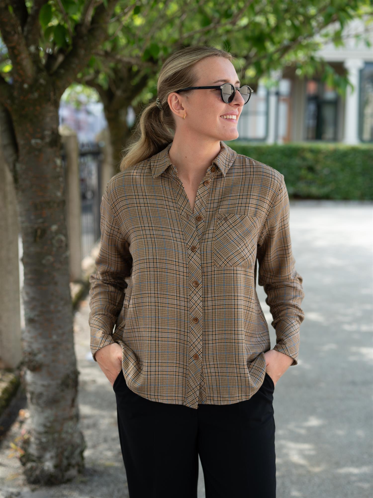 MMSanni Kalif Shirt Blissful Blue