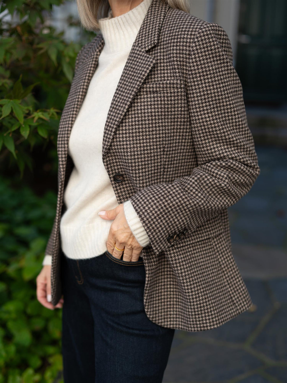 Houndstooth Blazer