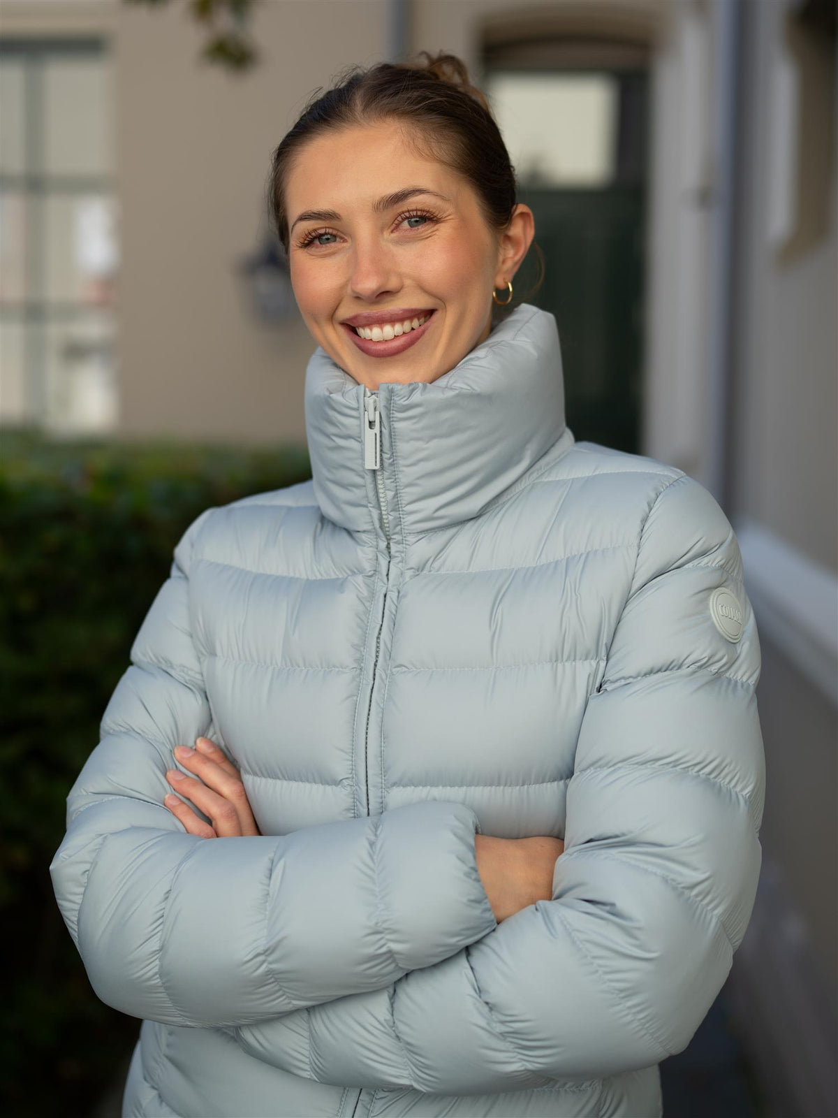 Ladies Down Jacket Ice Blue