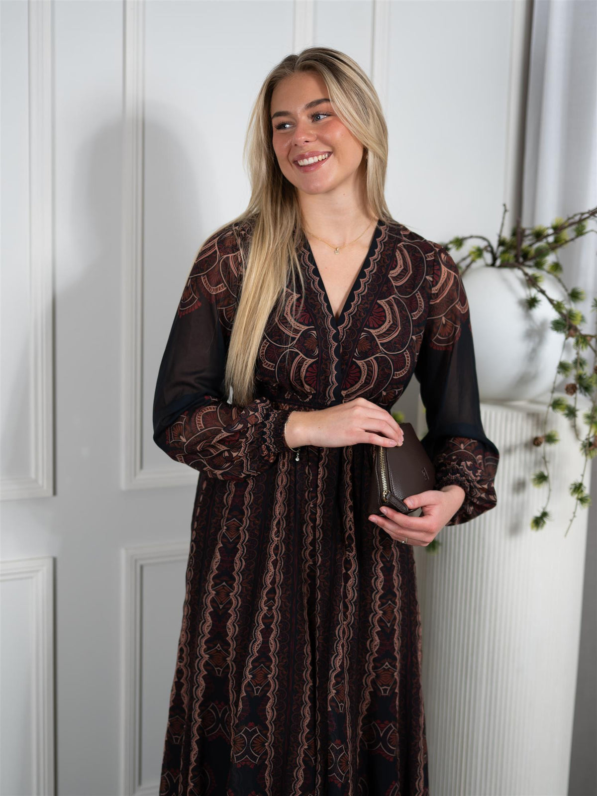 Iselda Dress Plum