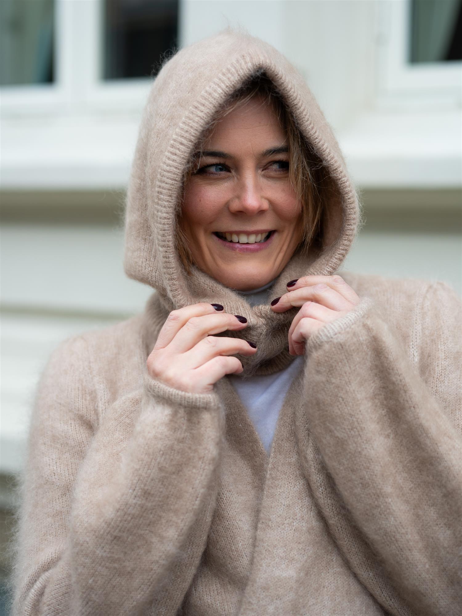 Ella&il Kajsa Chunky Balaclava Hazel Beige