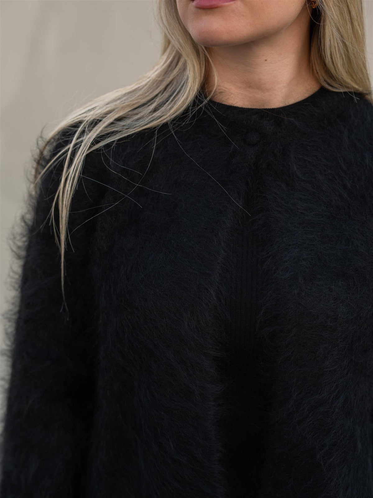 Amelia Chunky Cardigan Black