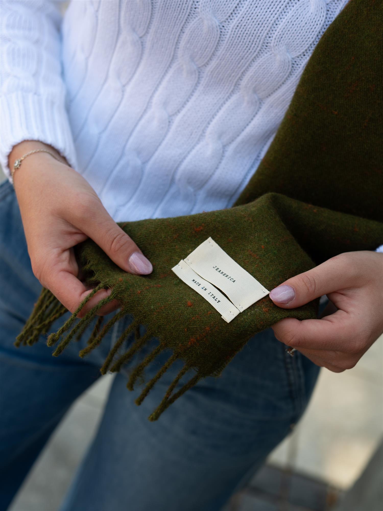Jeanerica Sam scarf Green