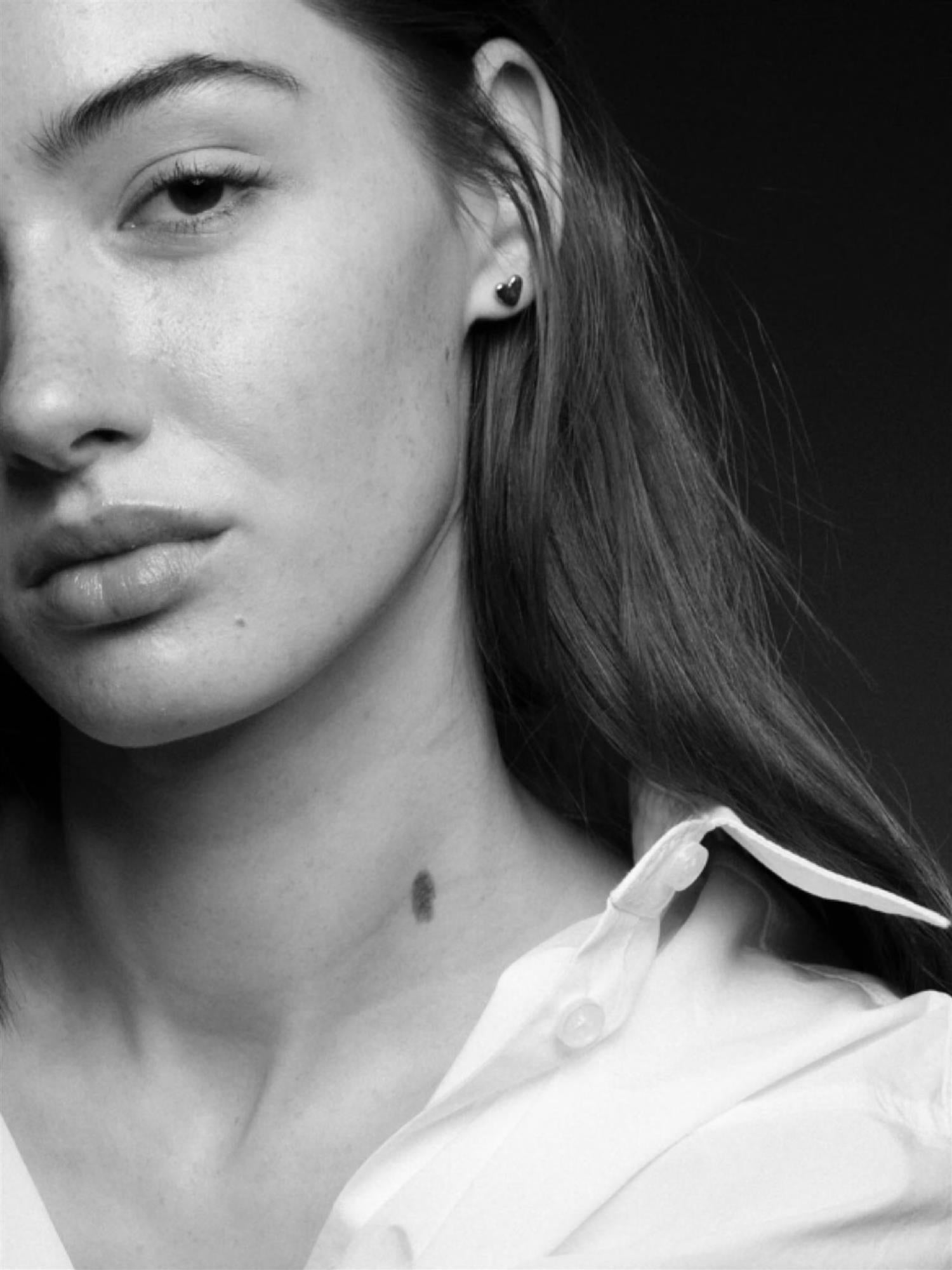 Camilla Pihl The Pebble Heart Studs Gold