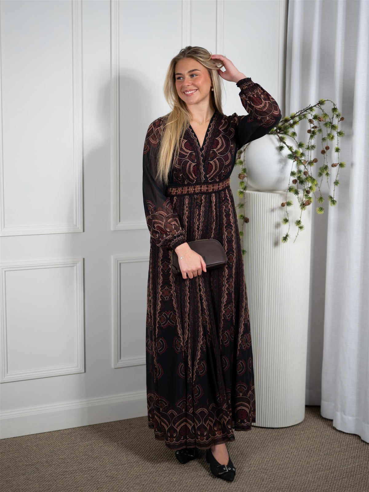 Iselda Dress Plum