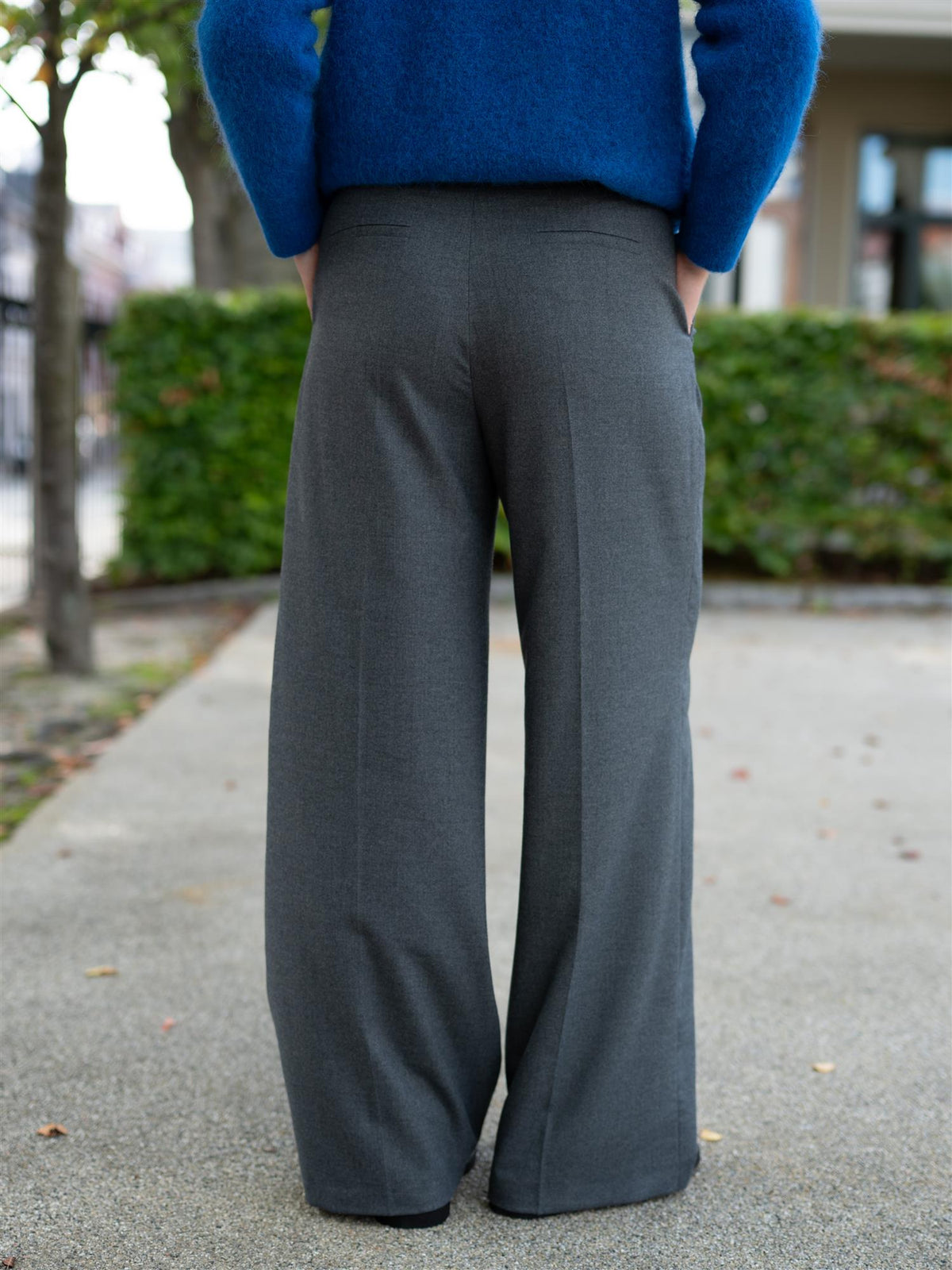 Chrissy Cashmere Touch Flannel Grey