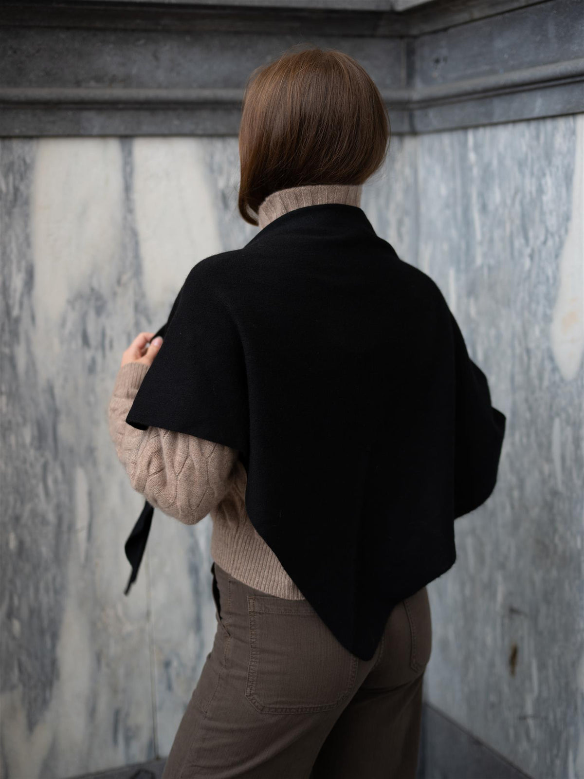 Ronja Cashmere Scarf Black