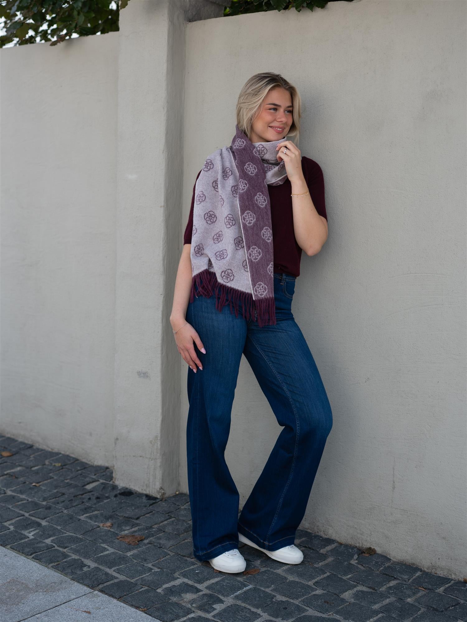Monogram Wool Scarf