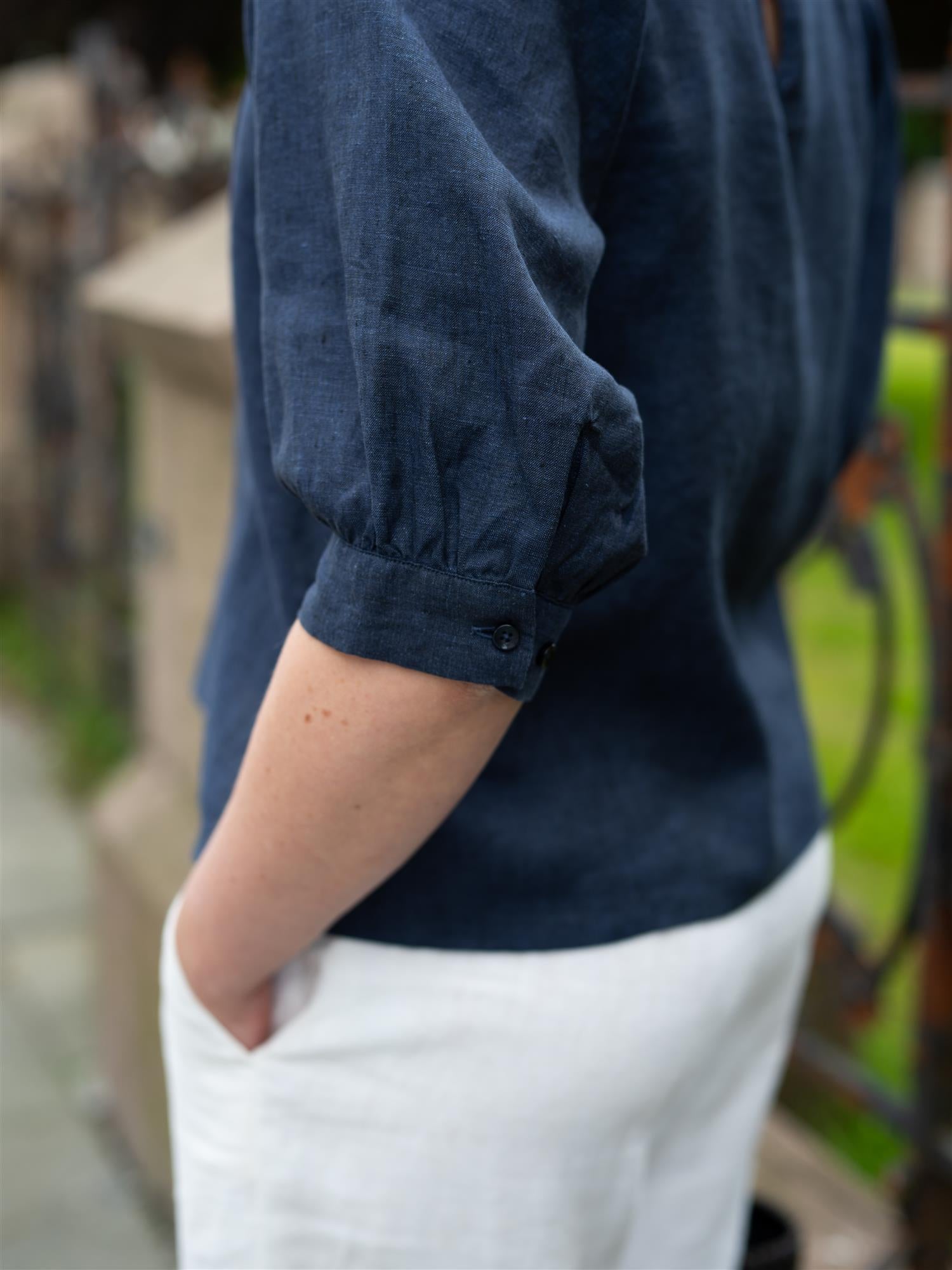 Stenströms Carmen Blouse Puff Sleeve