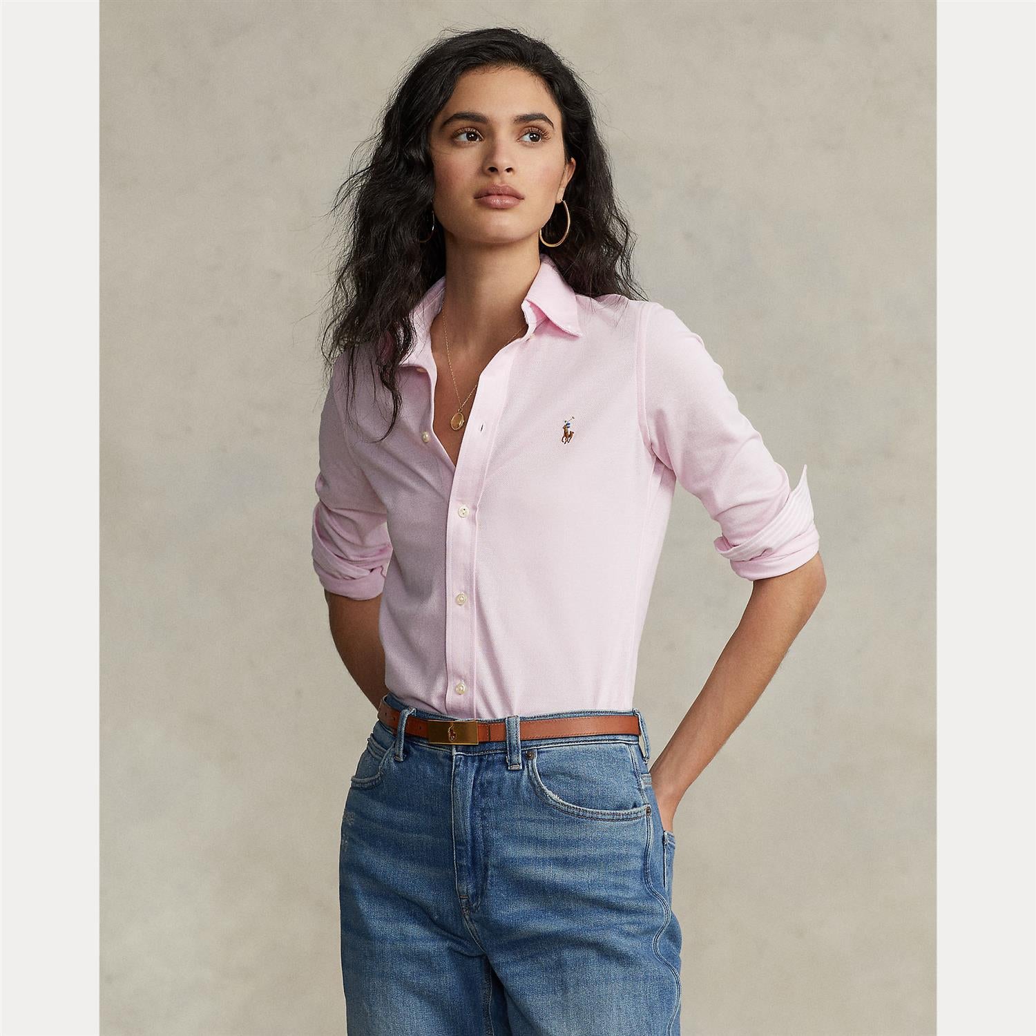 Polo Heidi-Skinny-Long Sleeve-Knit Pink