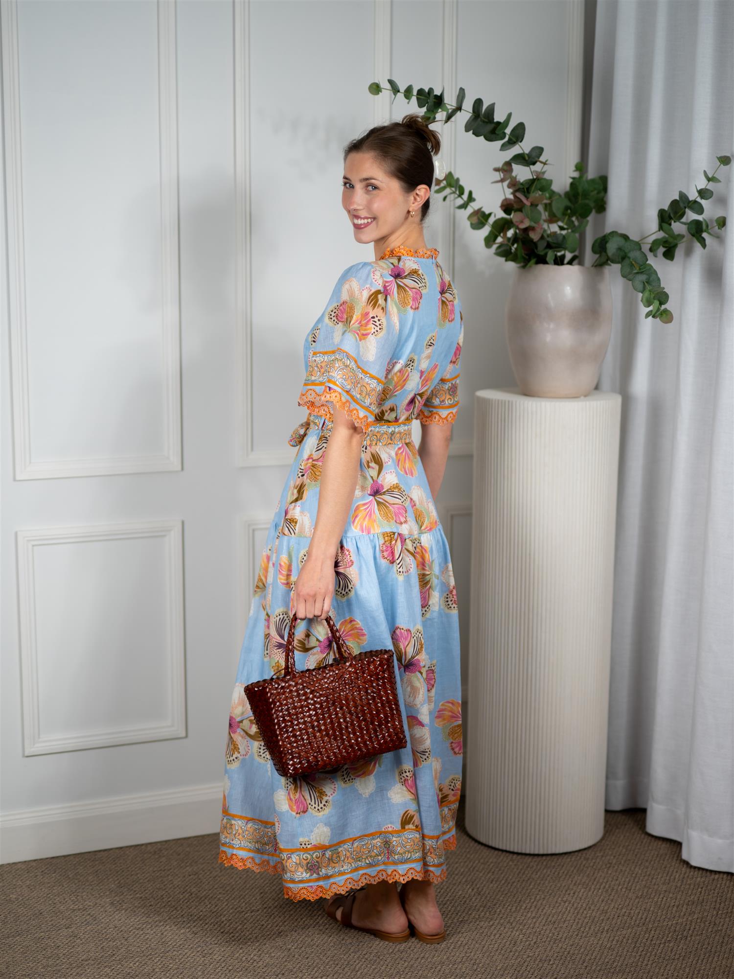 Hale Bob Brody Dress Blue