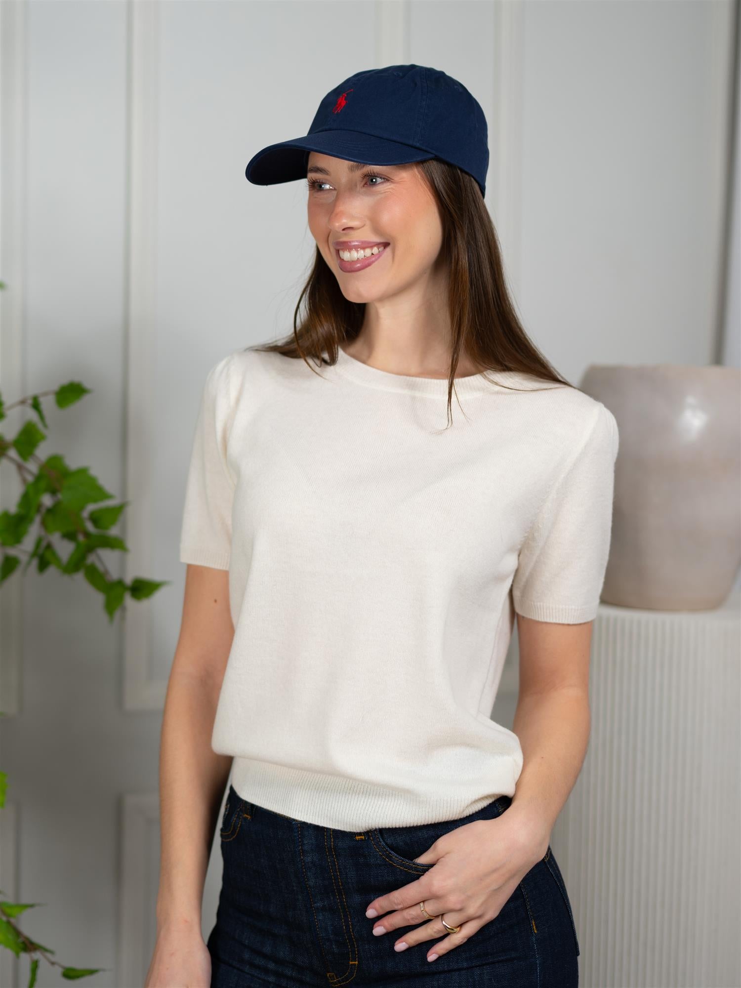 Polo The Iconic Cotton Chino Ball Cap Newport Navy/Red
