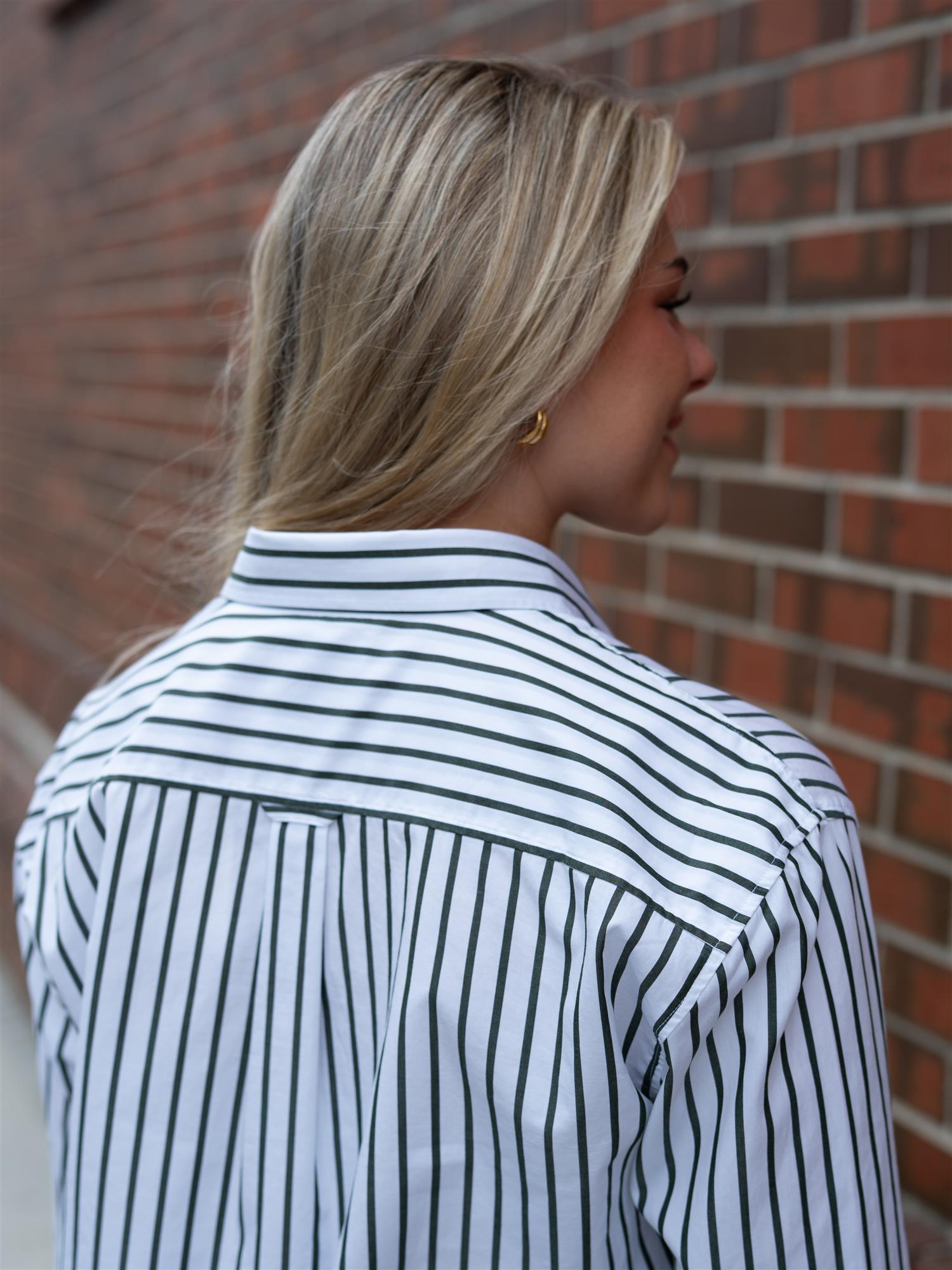 Gant Rel Classic Poplin Striped Shirt